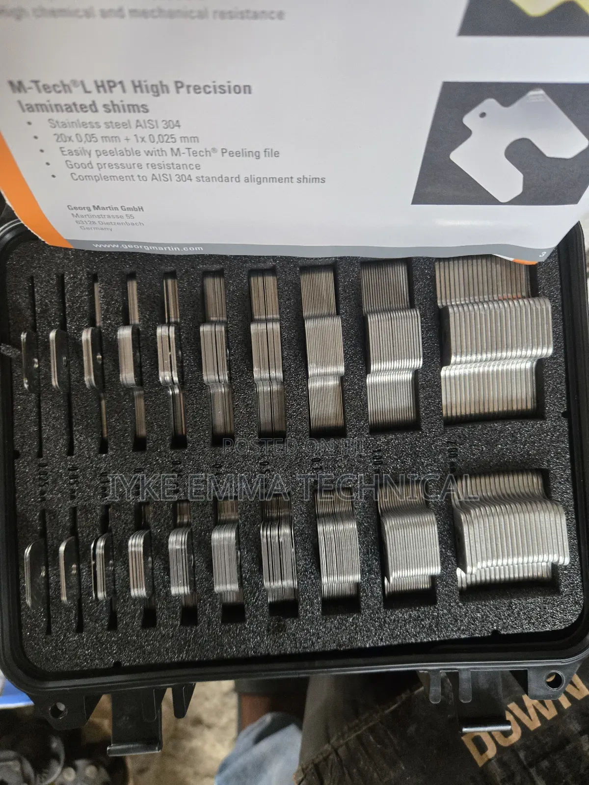 Stainless Steel Slotted Shim Kit
