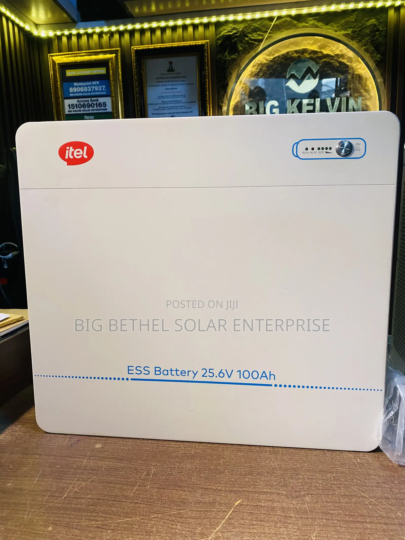 2.5kwh 24v Itel Ess Model Lithium Iorn Battery