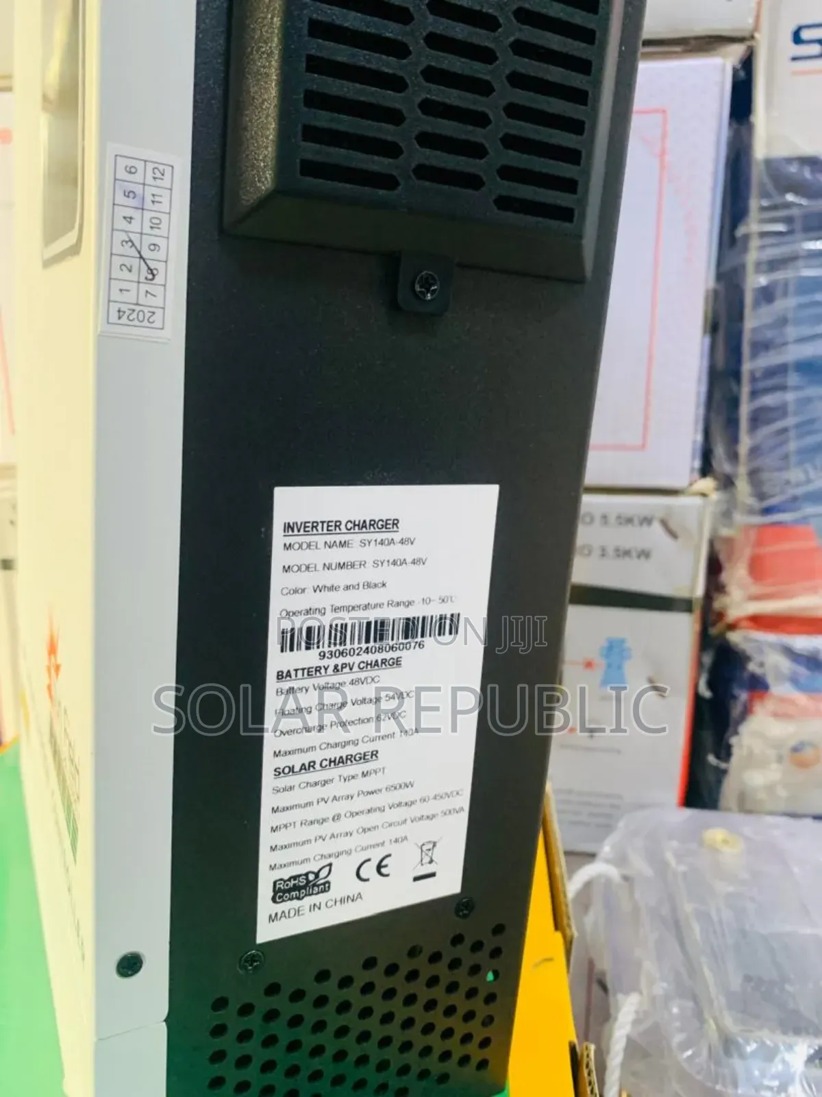140a 500v Sunfield MPPT Charge Controller