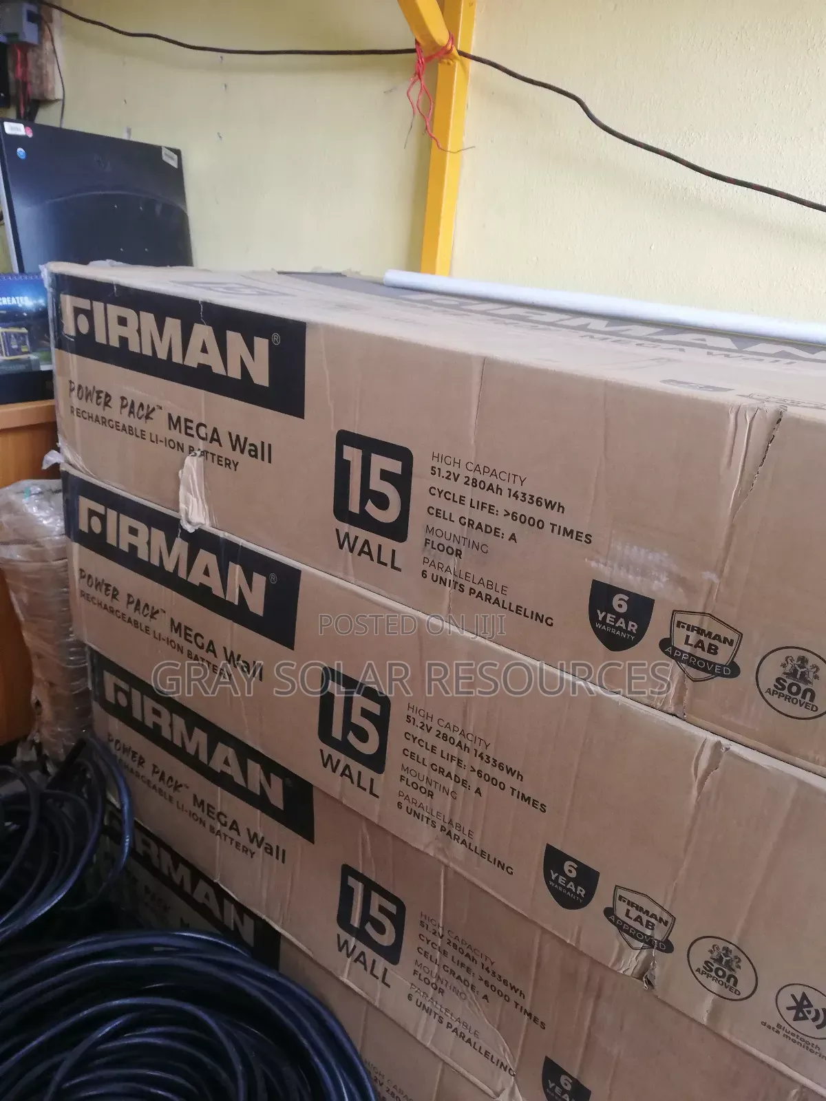 15kwh 51.2v Firman Lithium Power Wall Battery