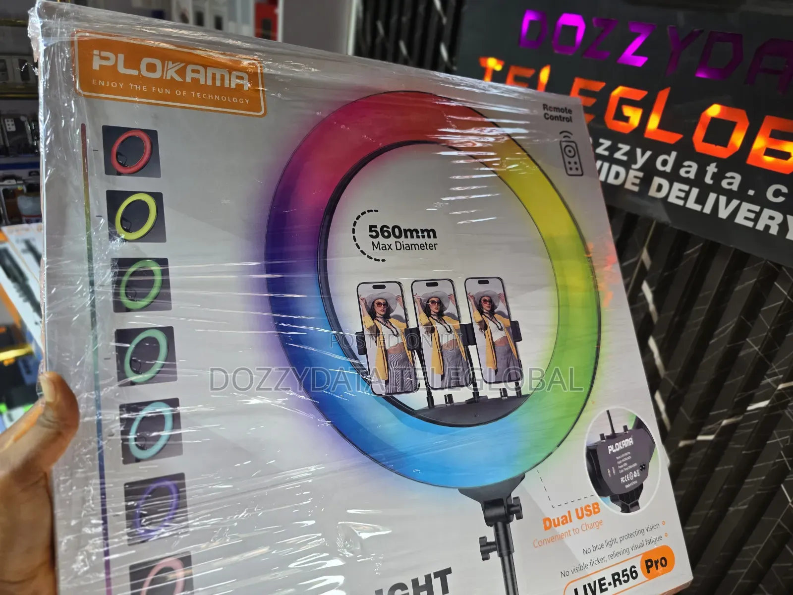 Plokama Live 56 Pro Soft Ring Light RGB Led