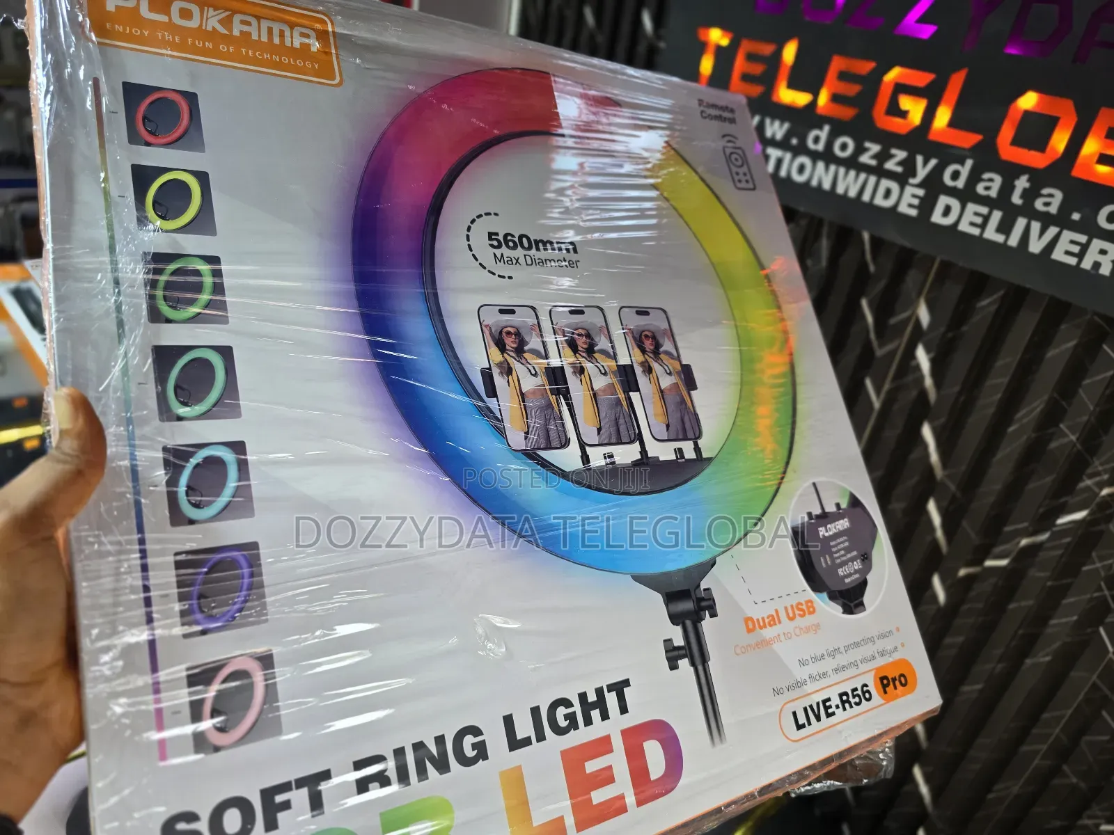 Plokama Live 56 Pro Soft Ring Light RGB Led