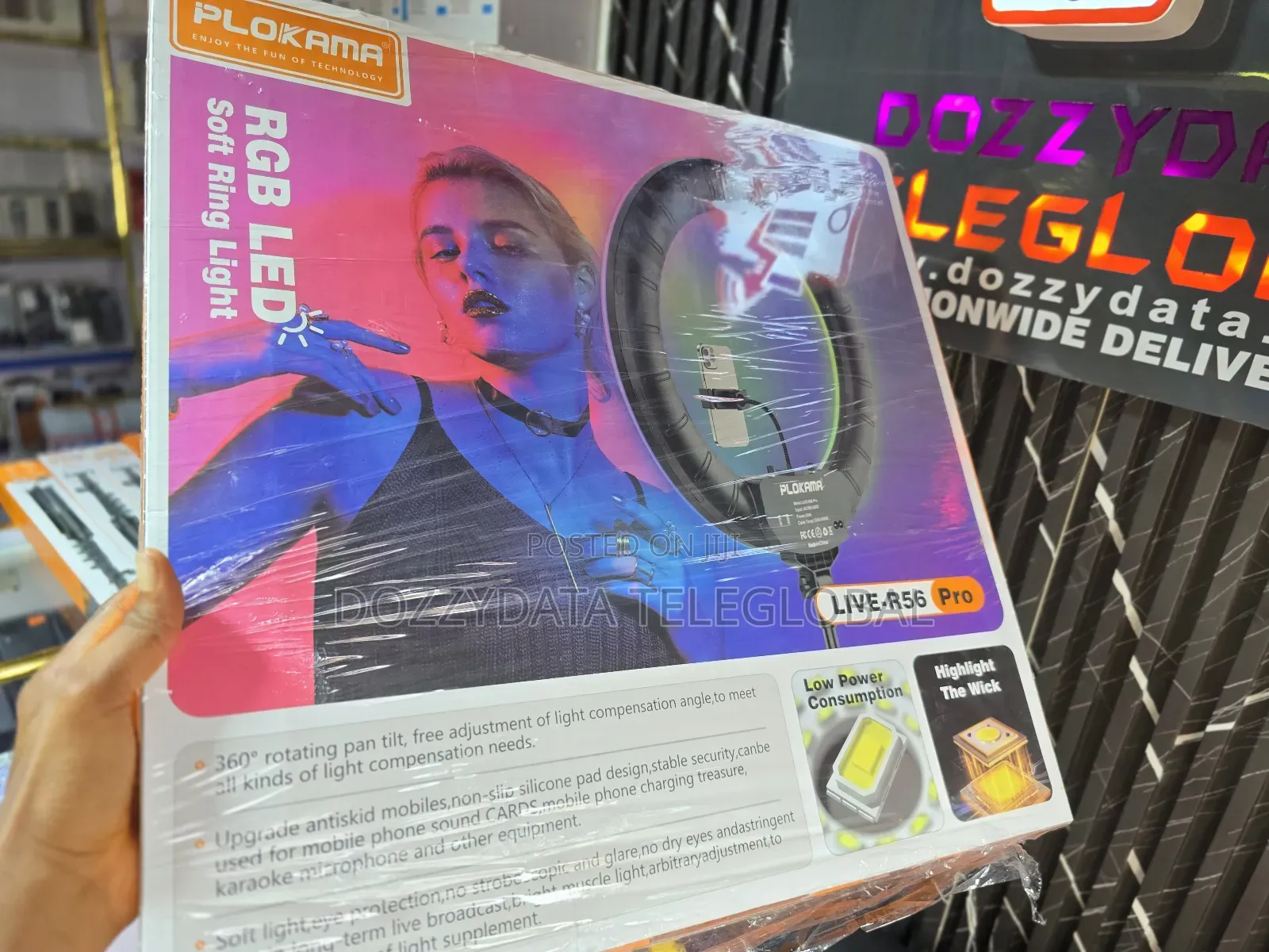 Plokama Live 56 Pro Soft Ring Light RGB Led