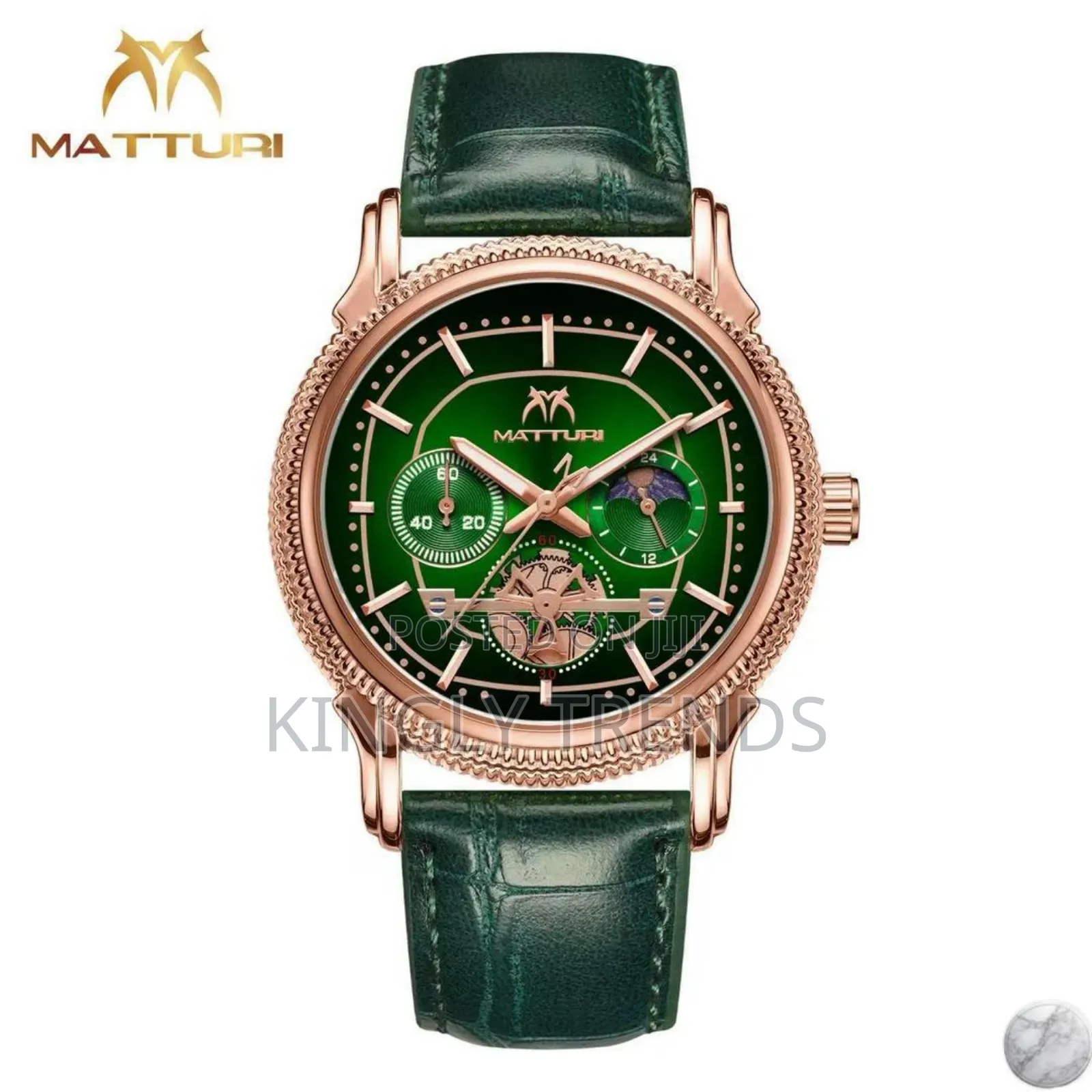 Matturi Quality Leather Wristwatch