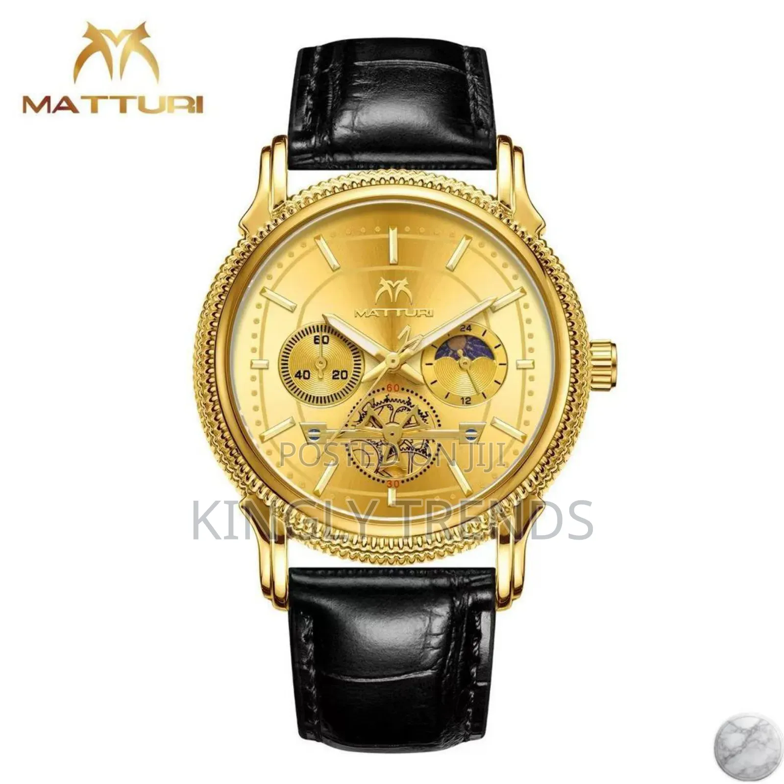 Matturi Quality Leather Wristwatch