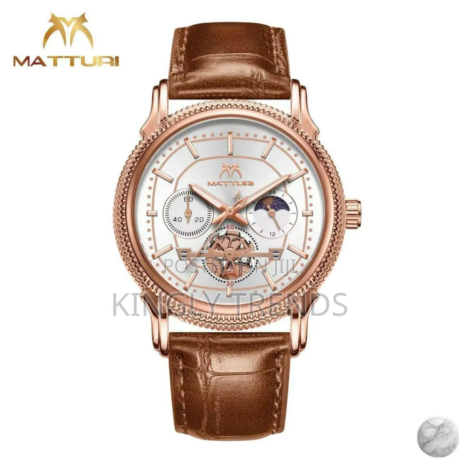 Matturi Quality Leather Wristwatch