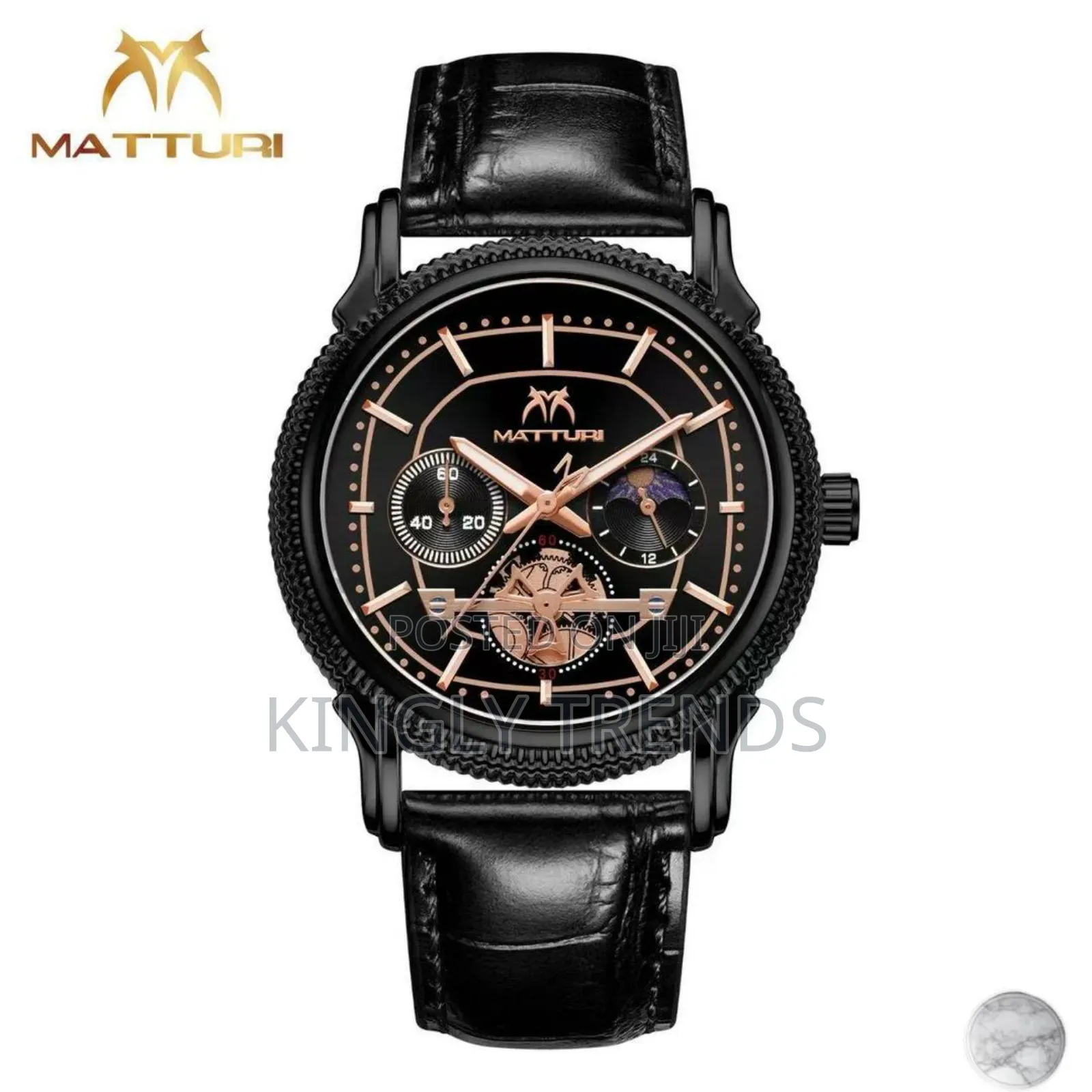 Matturi Quality Leather Wristwatch