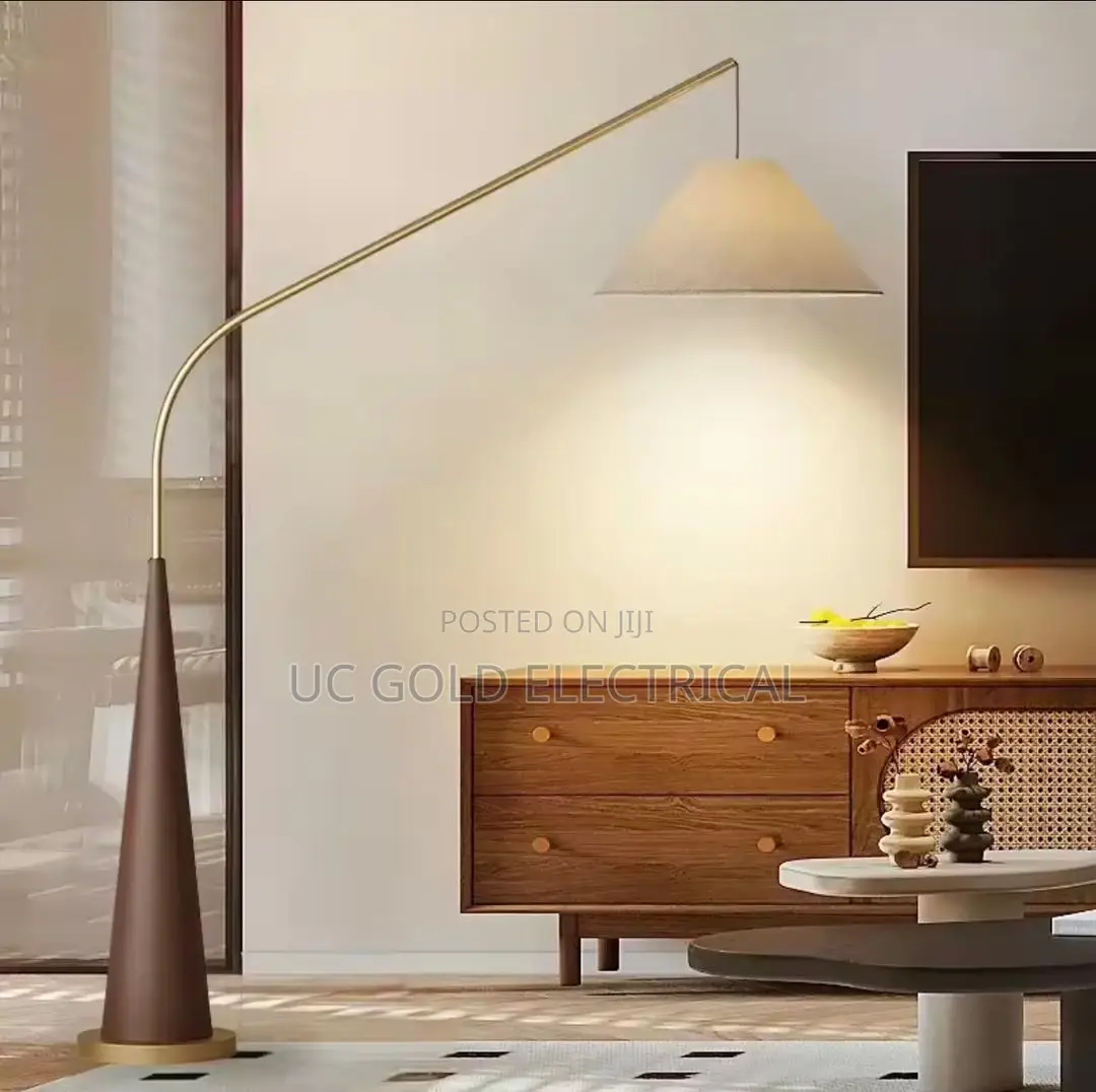 Wabi Sabi Wooden Fishing Floor Lamp Nordic Creative Minimalist