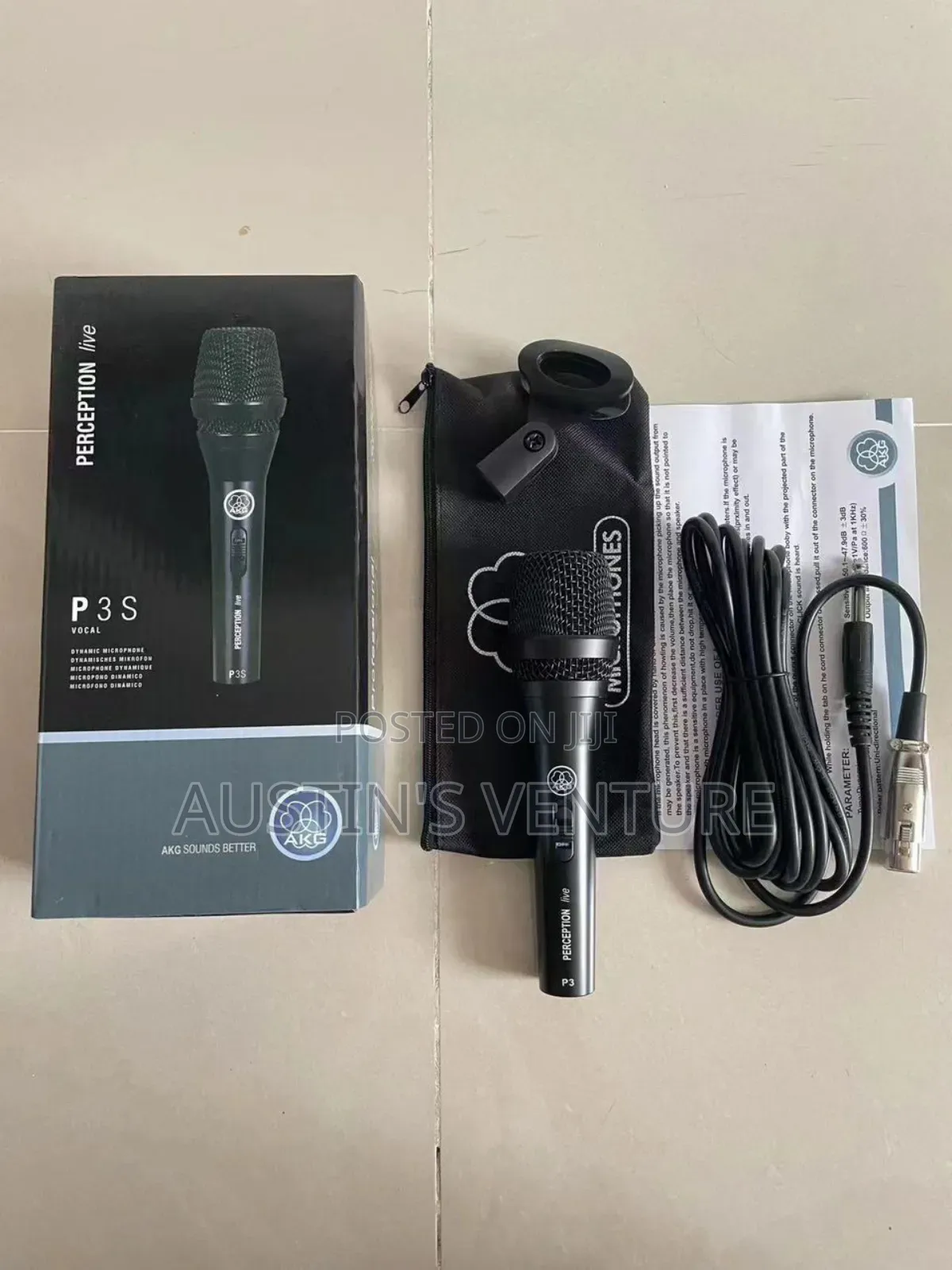 Professional Akg P3s Wired Microphone