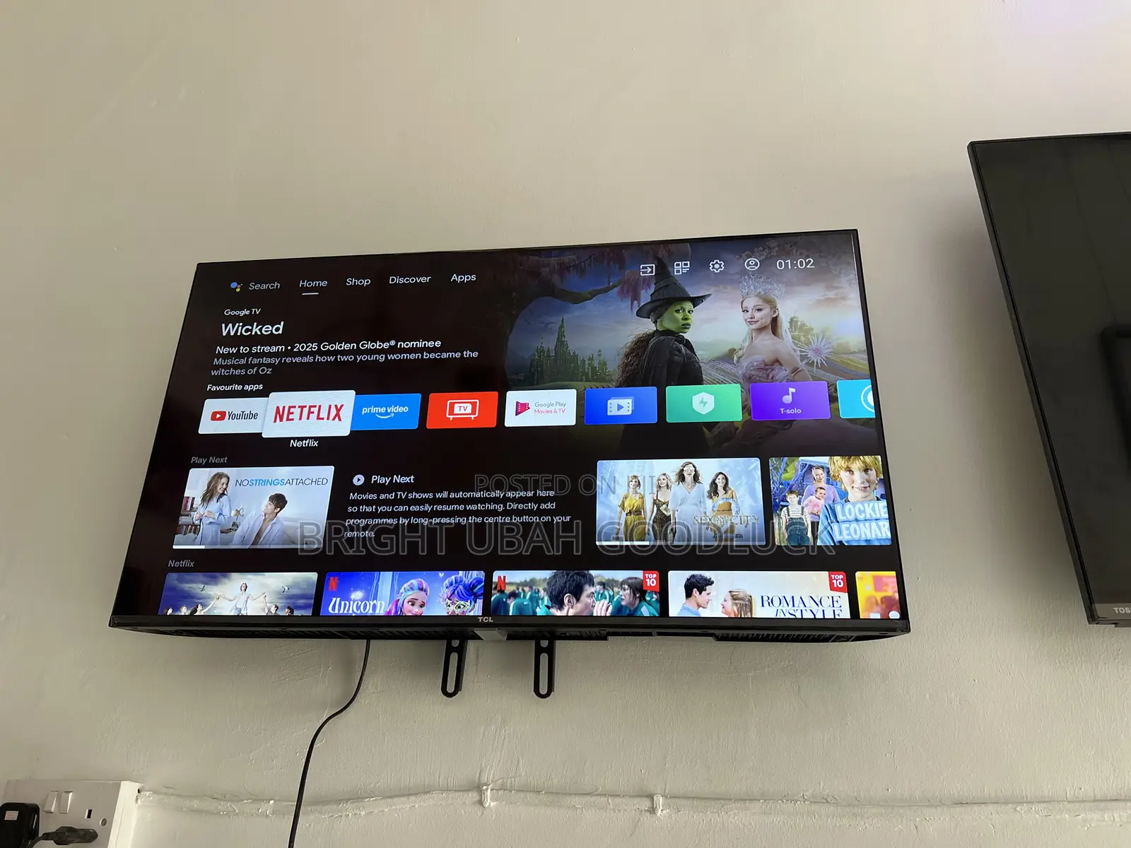 TCL 40 Inches Smart Android Tv With Bluetooth Free Netflix Acct Playst