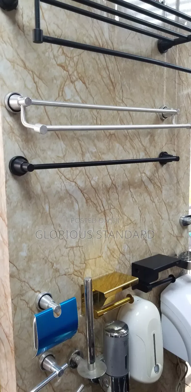 Double 60cm Towel Rack