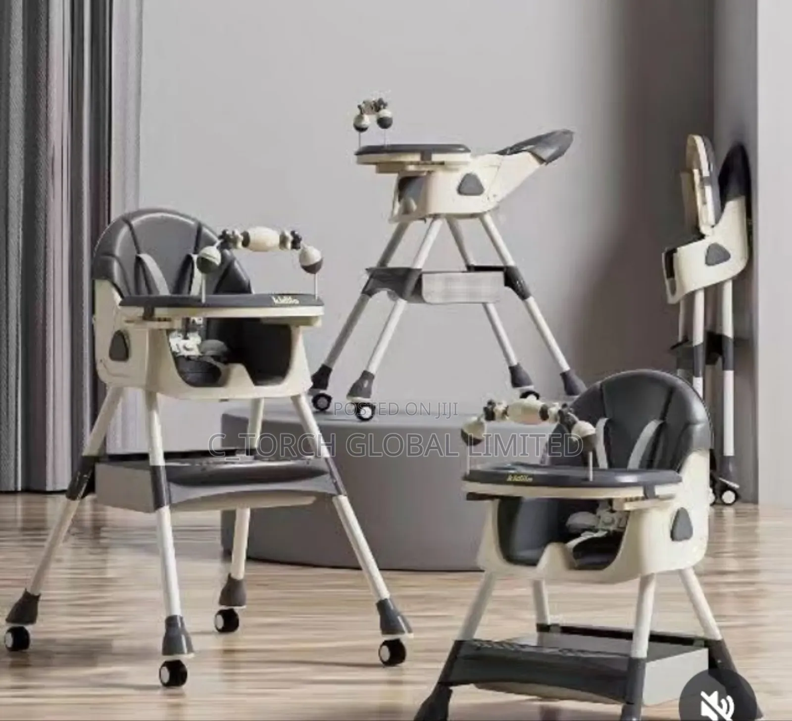 In 1 Convertible High Chair