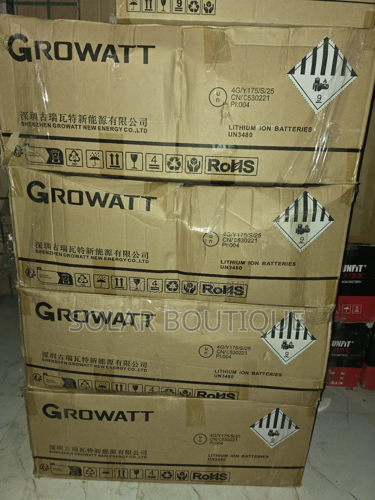 14.3kwh Growatt Lithium Ion Battery