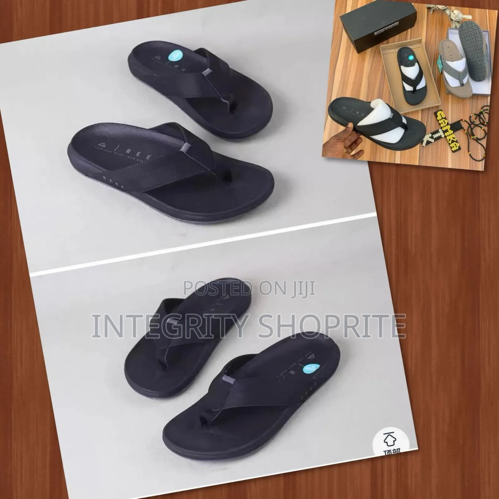 Reef Leather Slippers