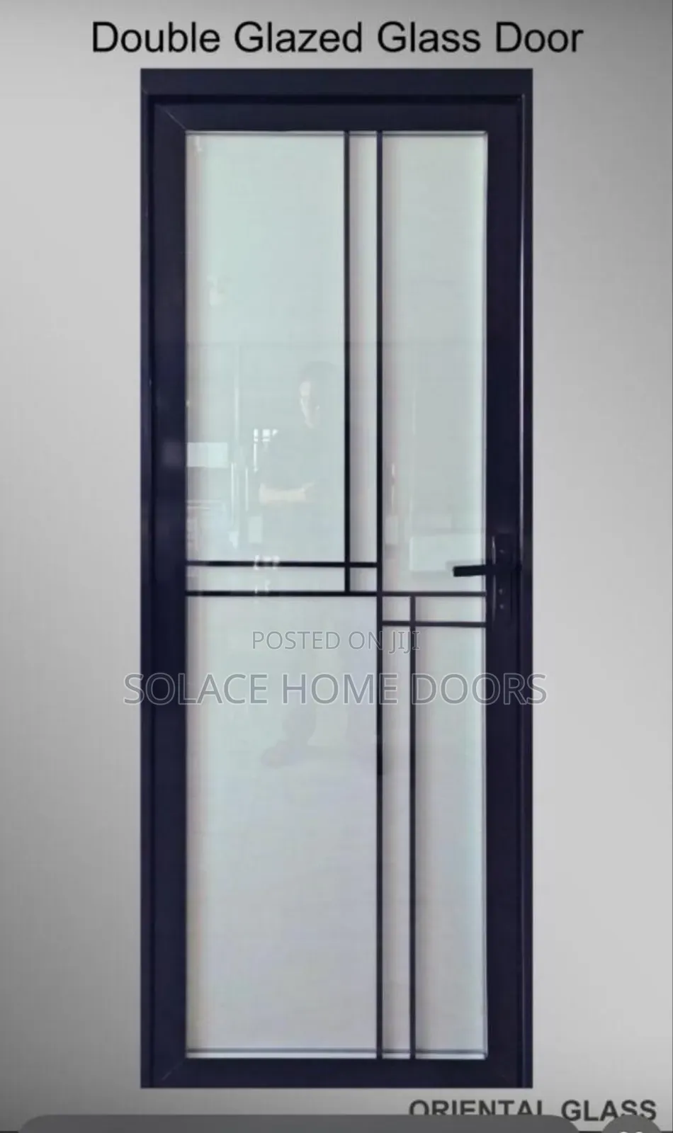 Aluminium Toughen Glass Toilet Door