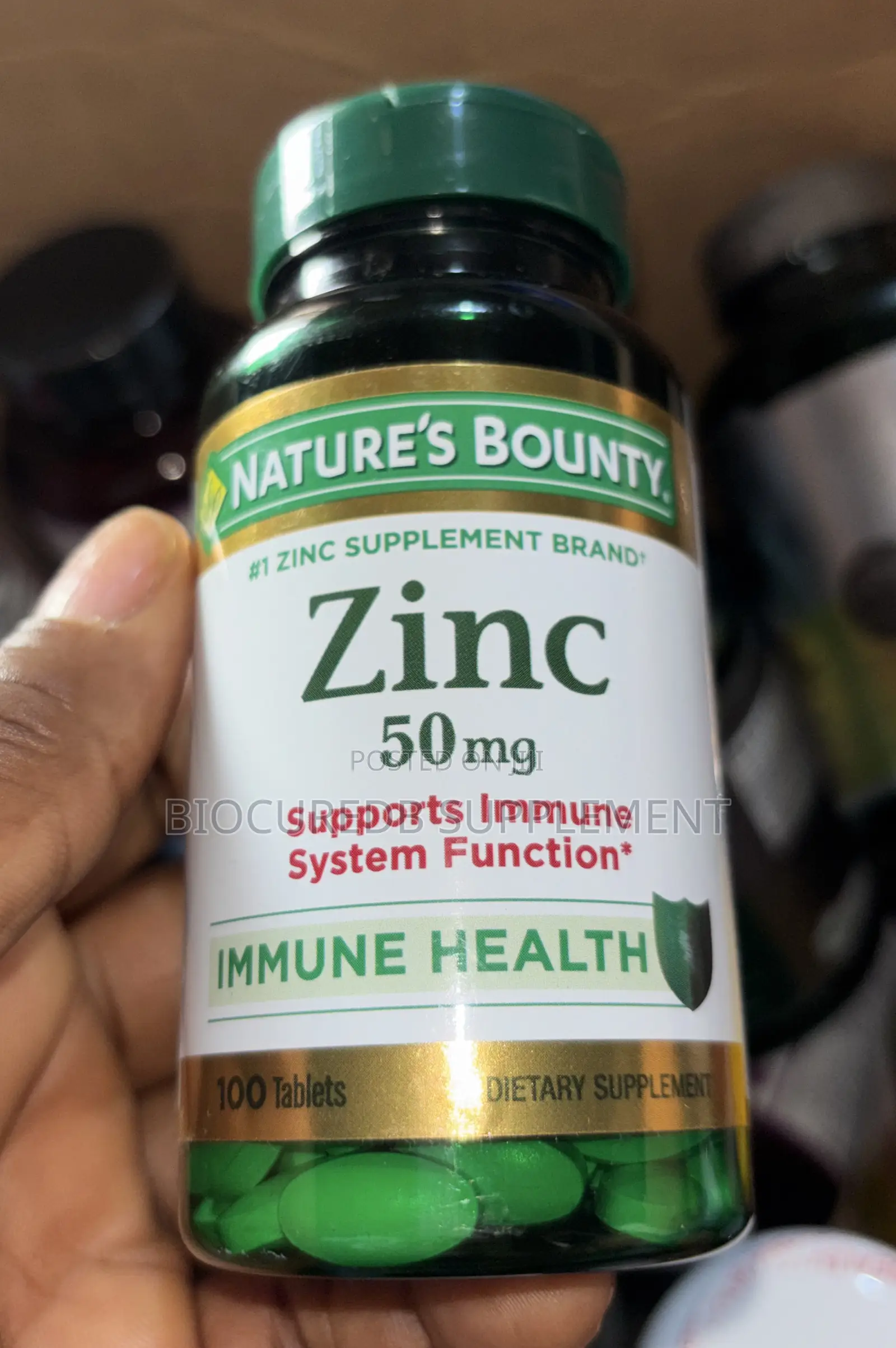Natures Bounty Zinc 50mg