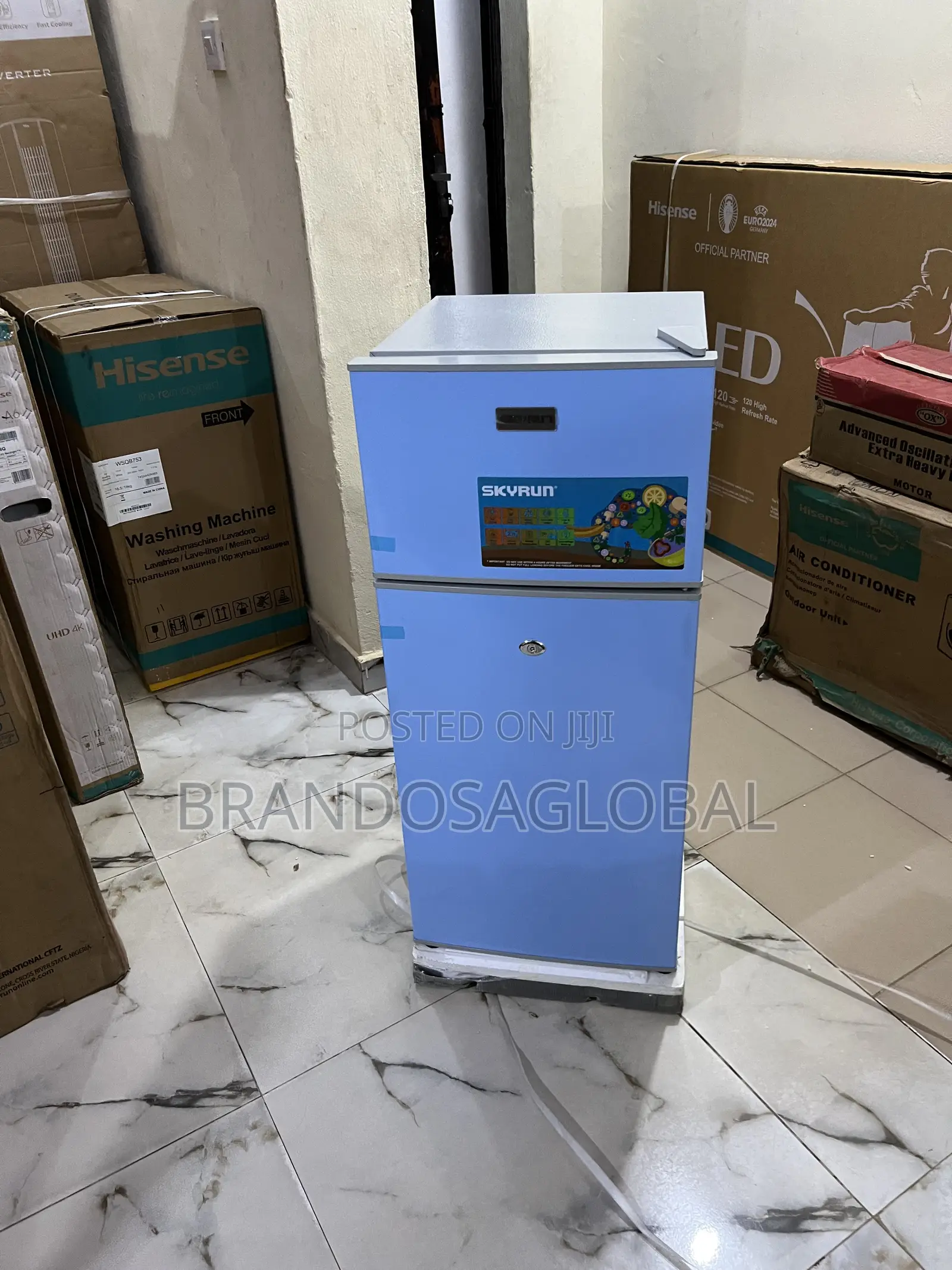 Skyrun 108l Fridge Designed for Efficient Household Storage [Bcd-108j]
