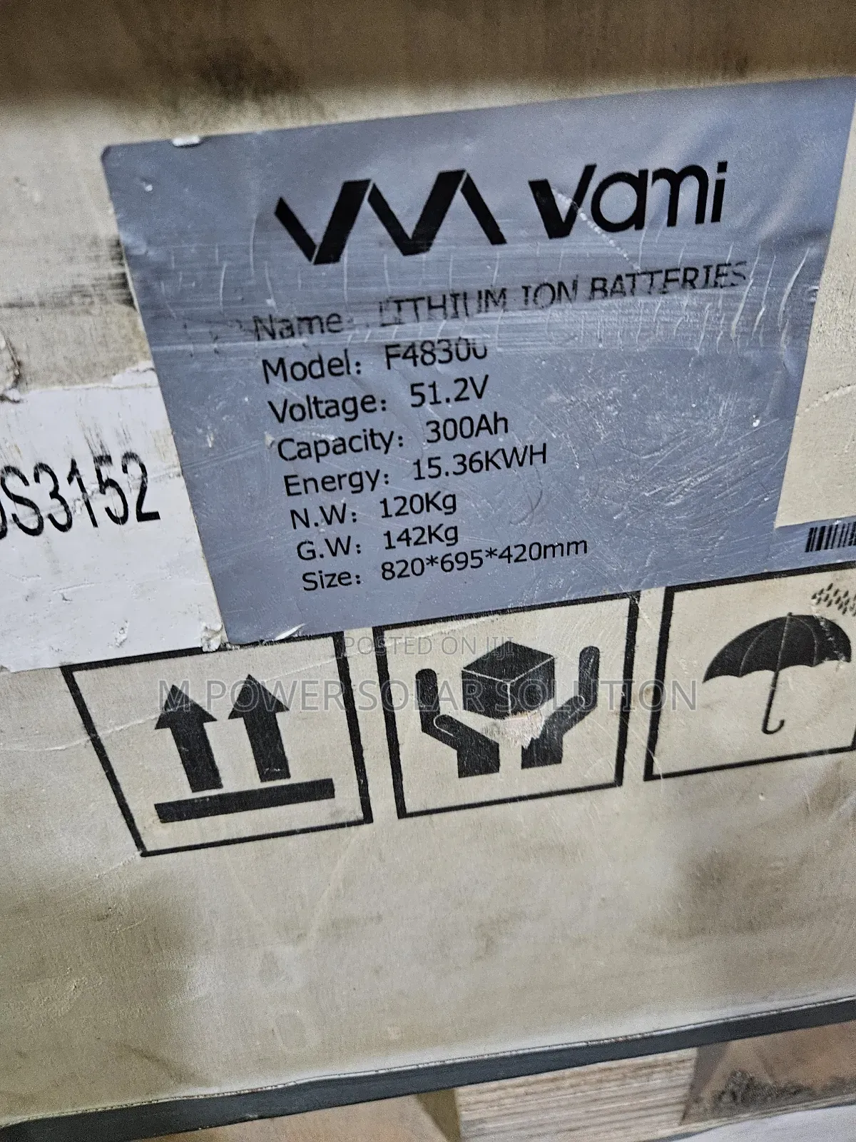 15kwh Vani Solar Lithium Battery