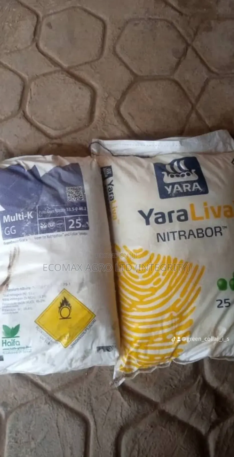 Calcium Nitrate for Farming - Soluble - Granular