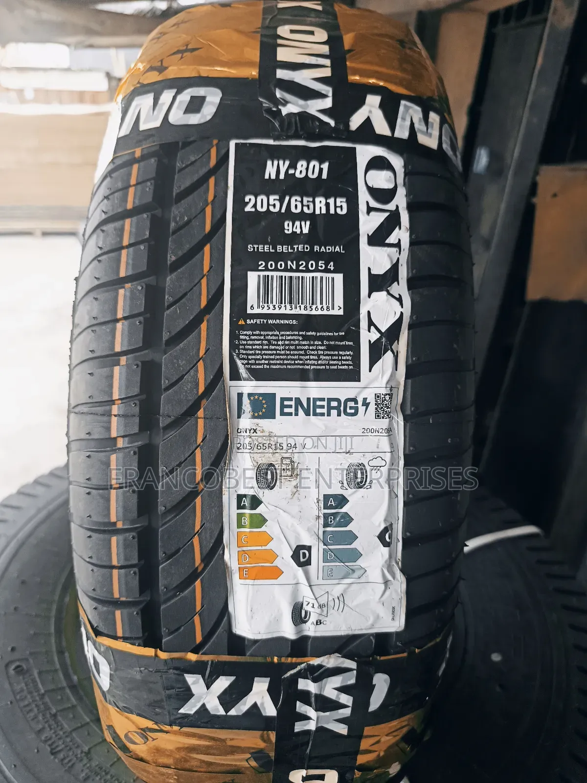 195/65r15 Onyx Tyre