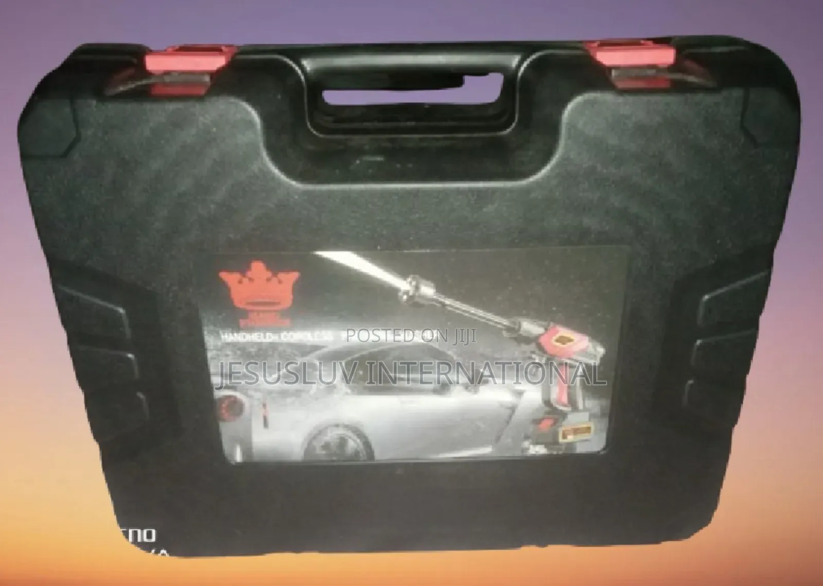 Car Pressure Washer With Big Powerful 24v Battery 6-in-1 Nozzles