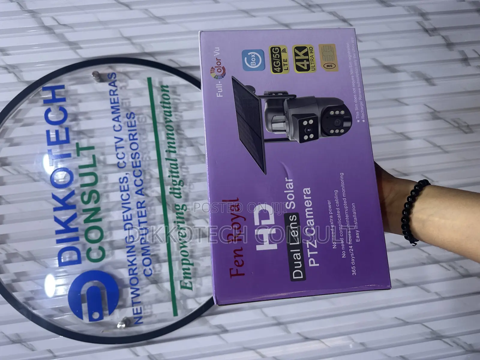 Ubox App Hd Dual Lens Solar PTZ Camera