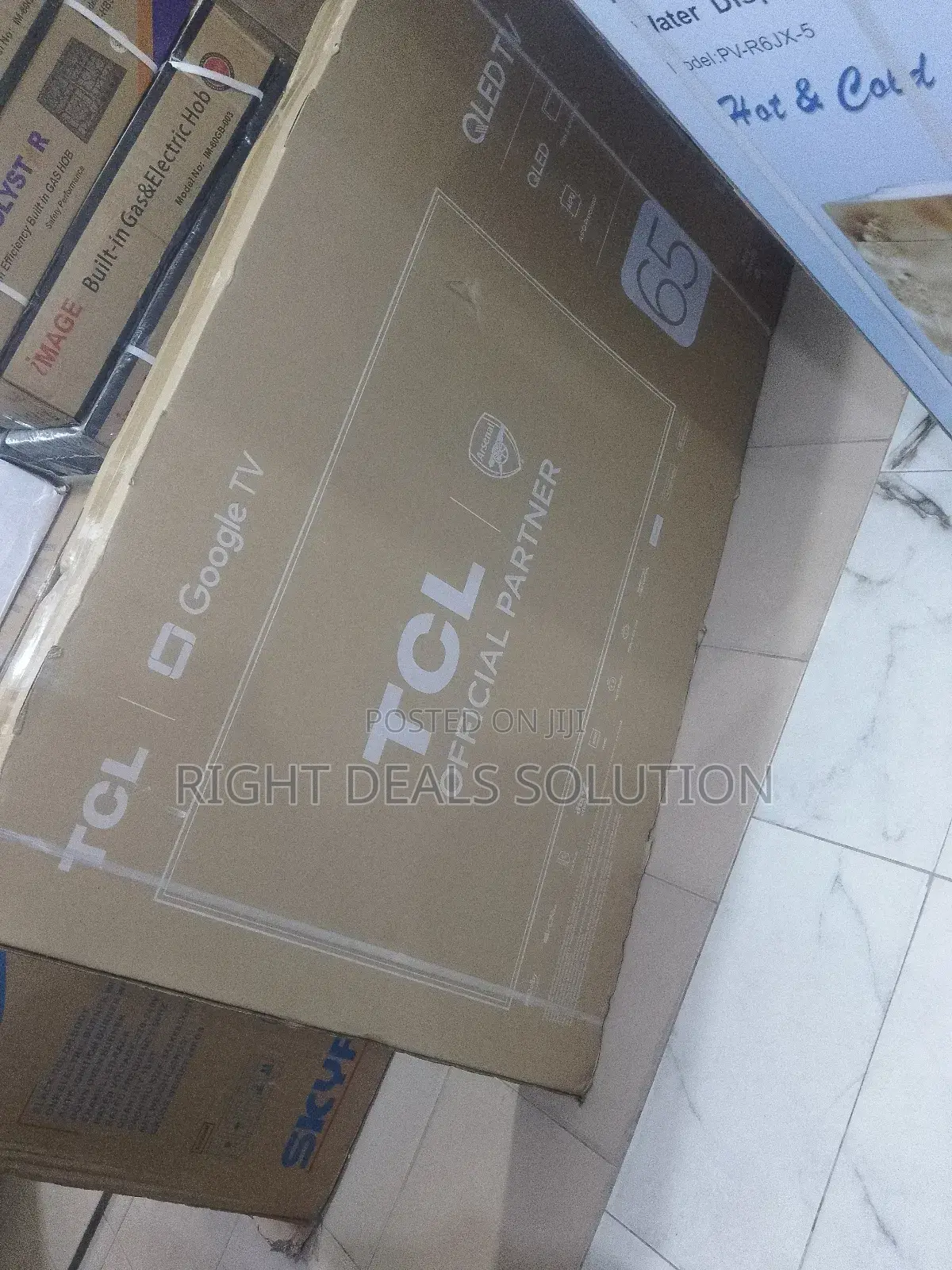 TCL 65" Qled Tv: Vibrant Quantum, Cinematic Clarity, Endless Thrills