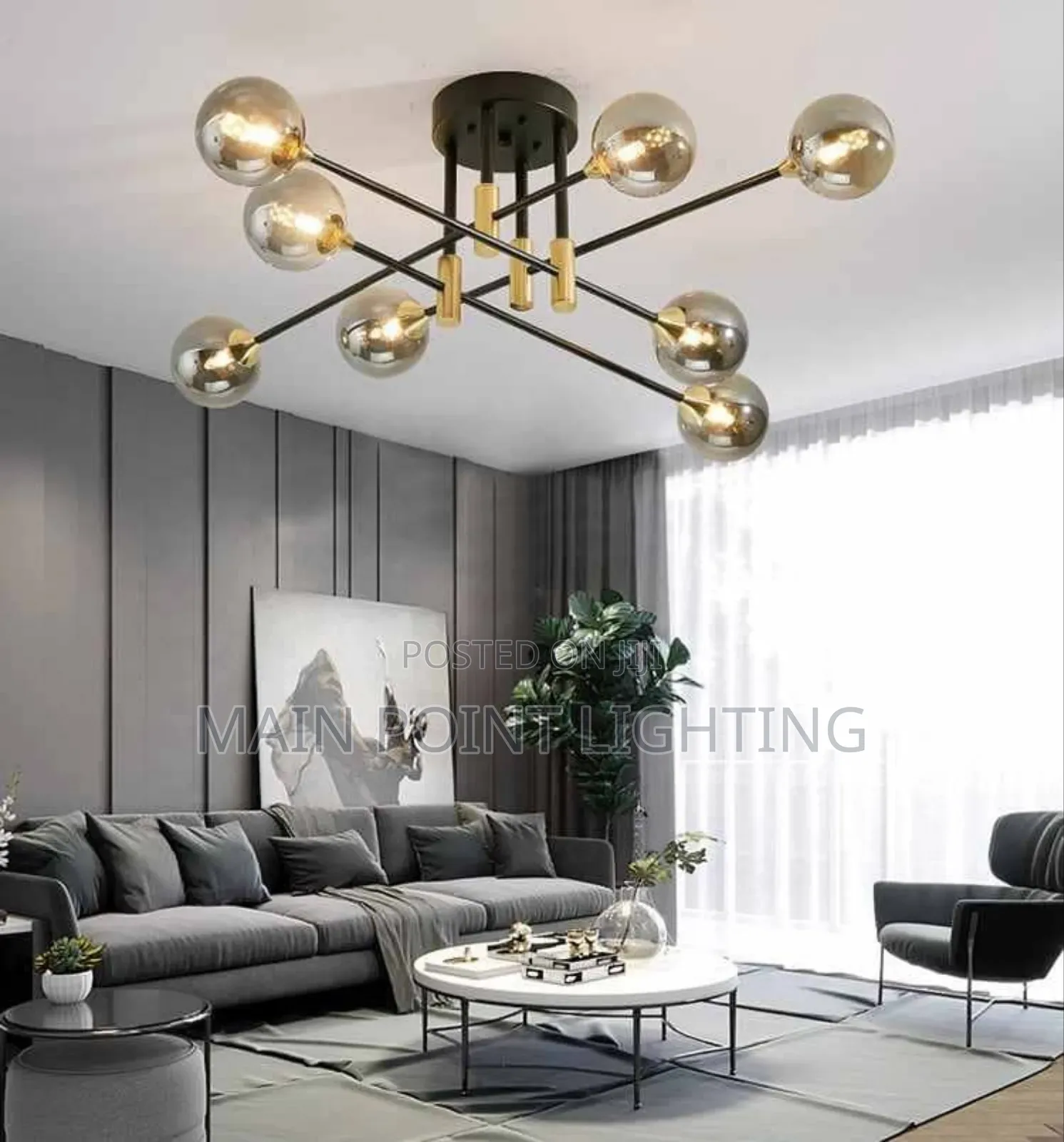 Glass Bulb Chandelier Light