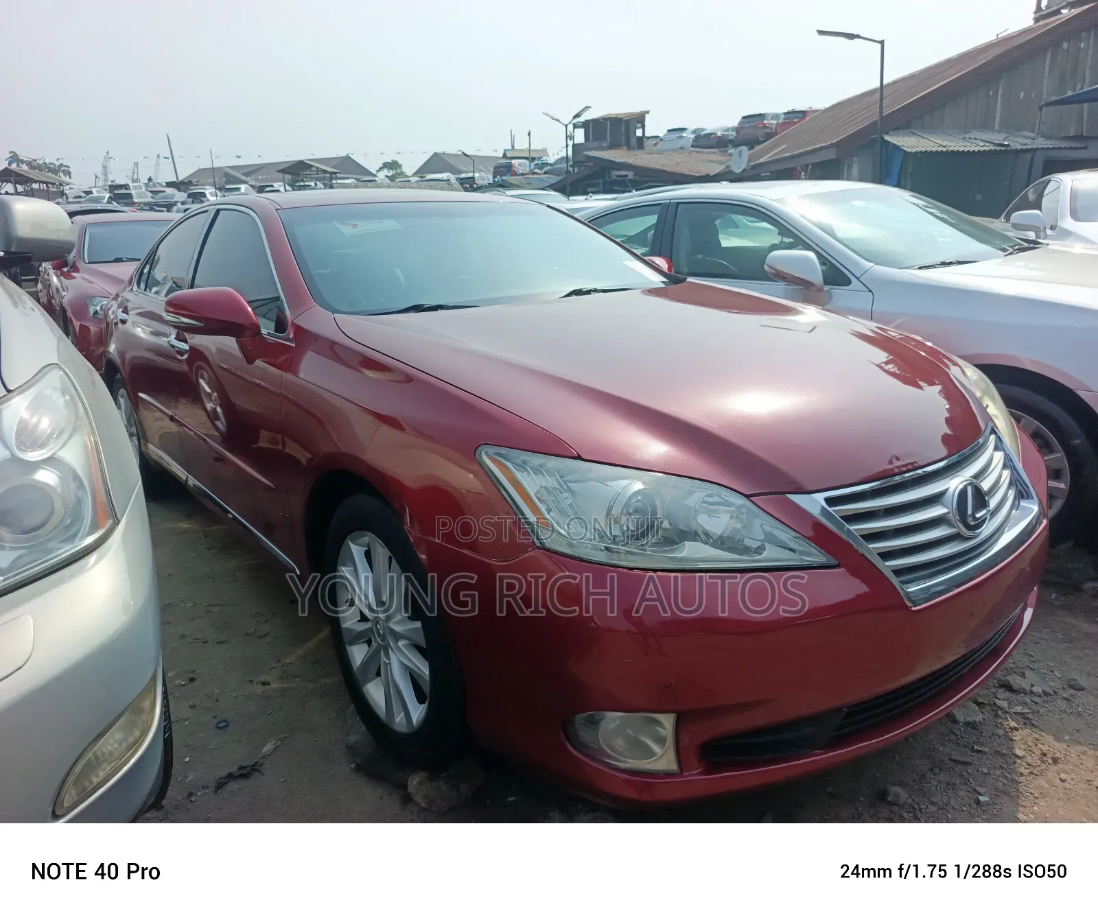 Lexus ES 350 2011 Red