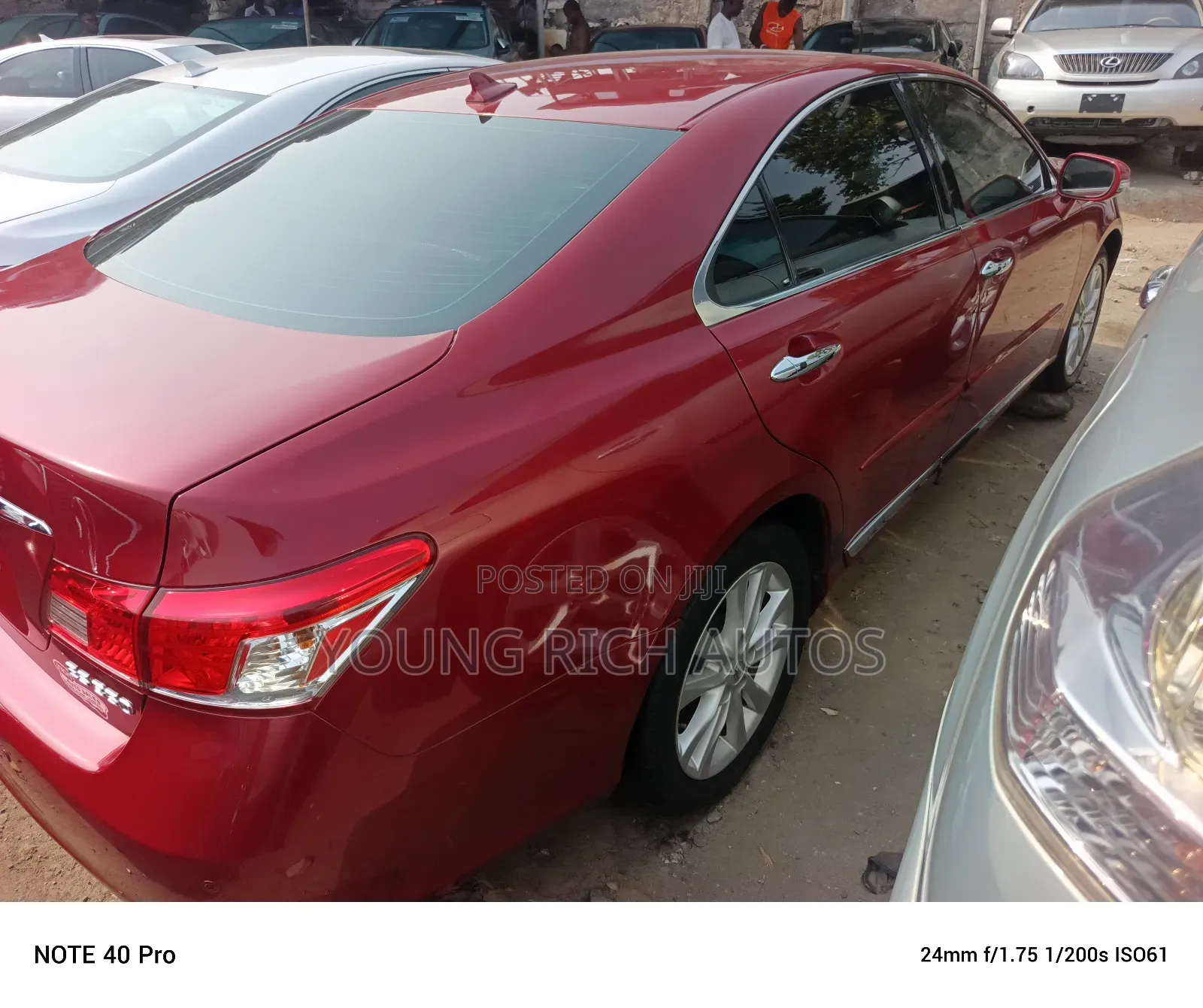 Lexus ES 350 2011 Red