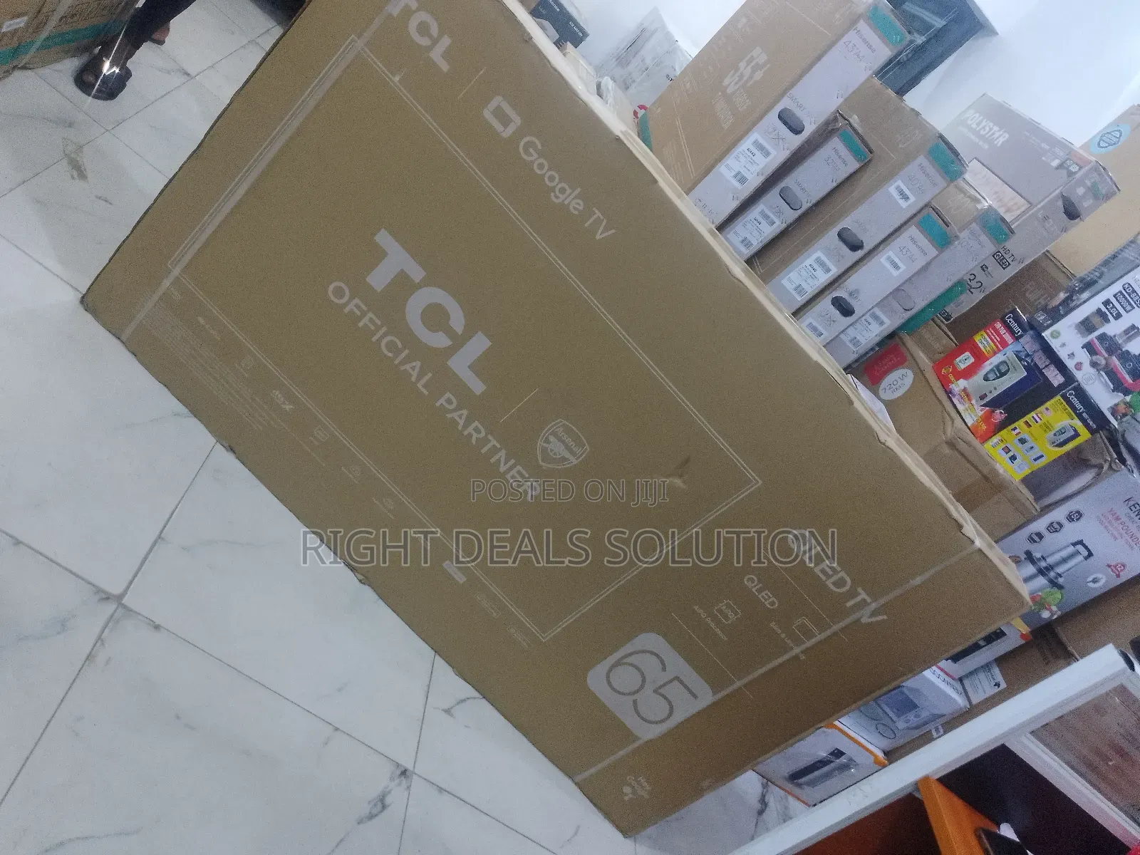 TCL 65" Qled: Ultra-Vivid Colors, Deep Blacks, Smart Google Tv Magic