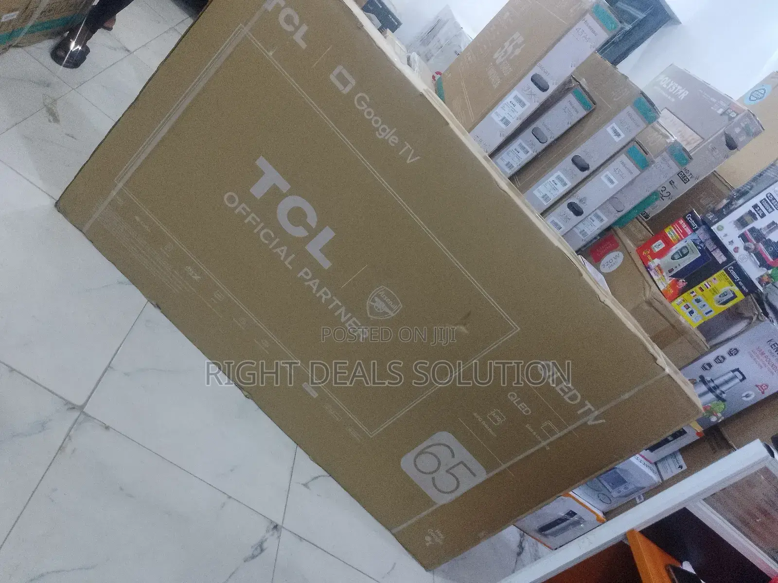 TCL 65" Qled: Ultra-Vivid Colors, Deep Blacks, Smart Google Tv Magic