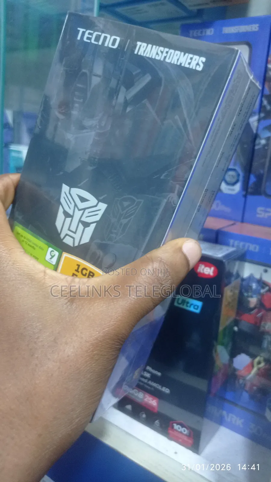 New Tecno Spark 30 Pro 256 GB Black