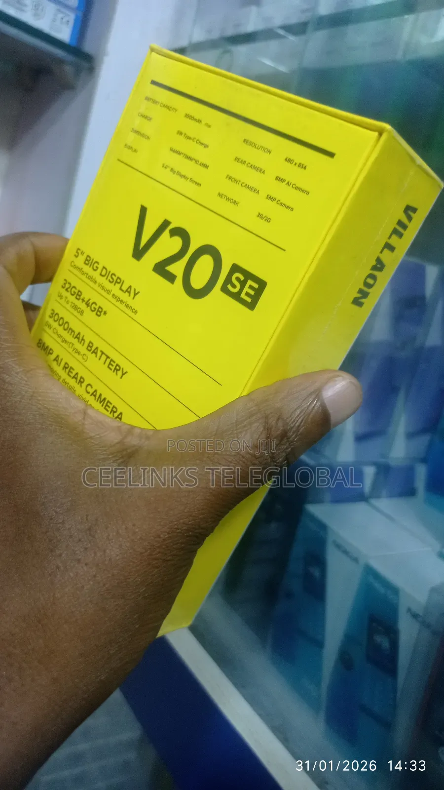 New Villaon V20 SE 32 GB Black