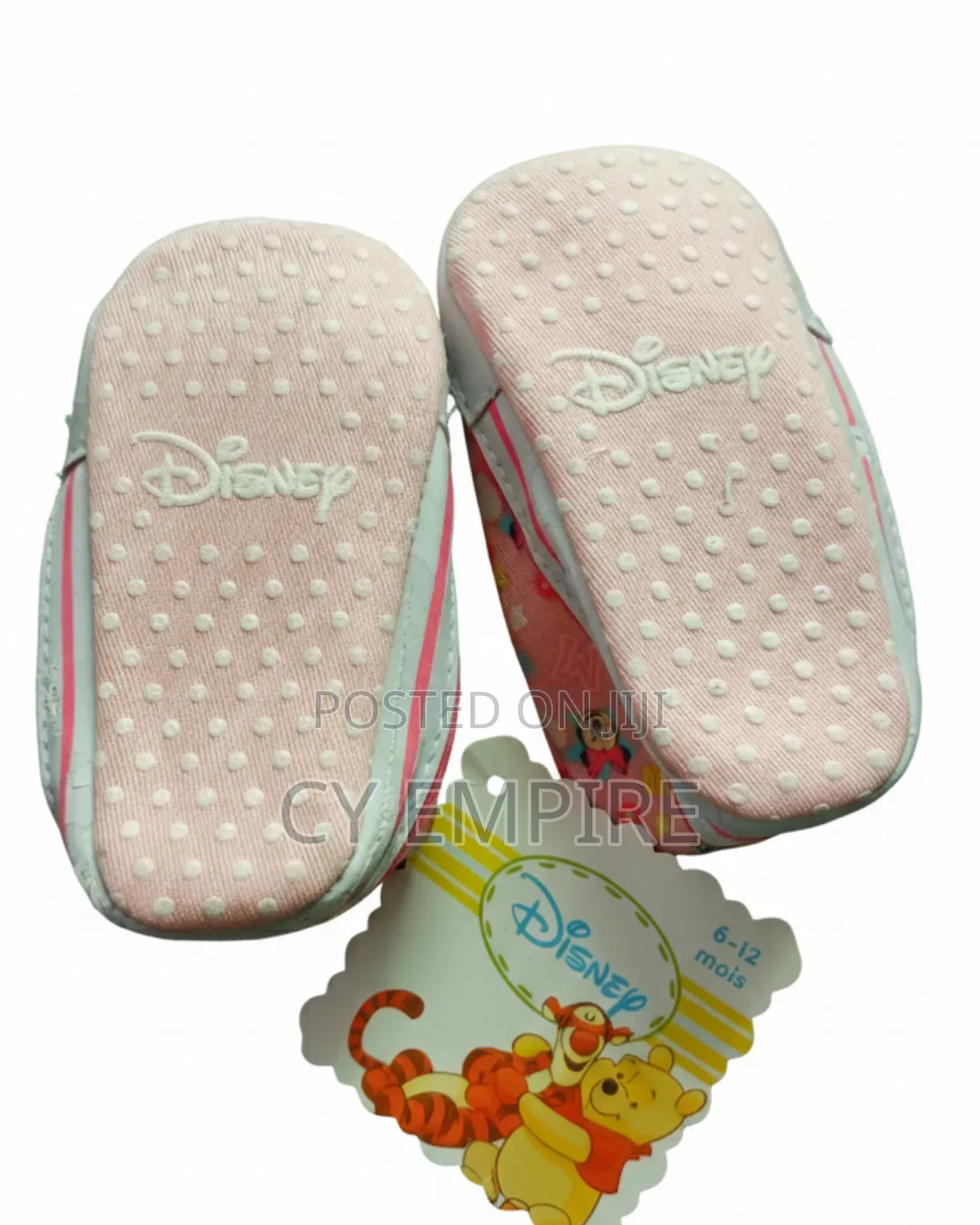 Disney Baby Girl Minnie Mouse Mary Jane Crib Shoes | Pink |