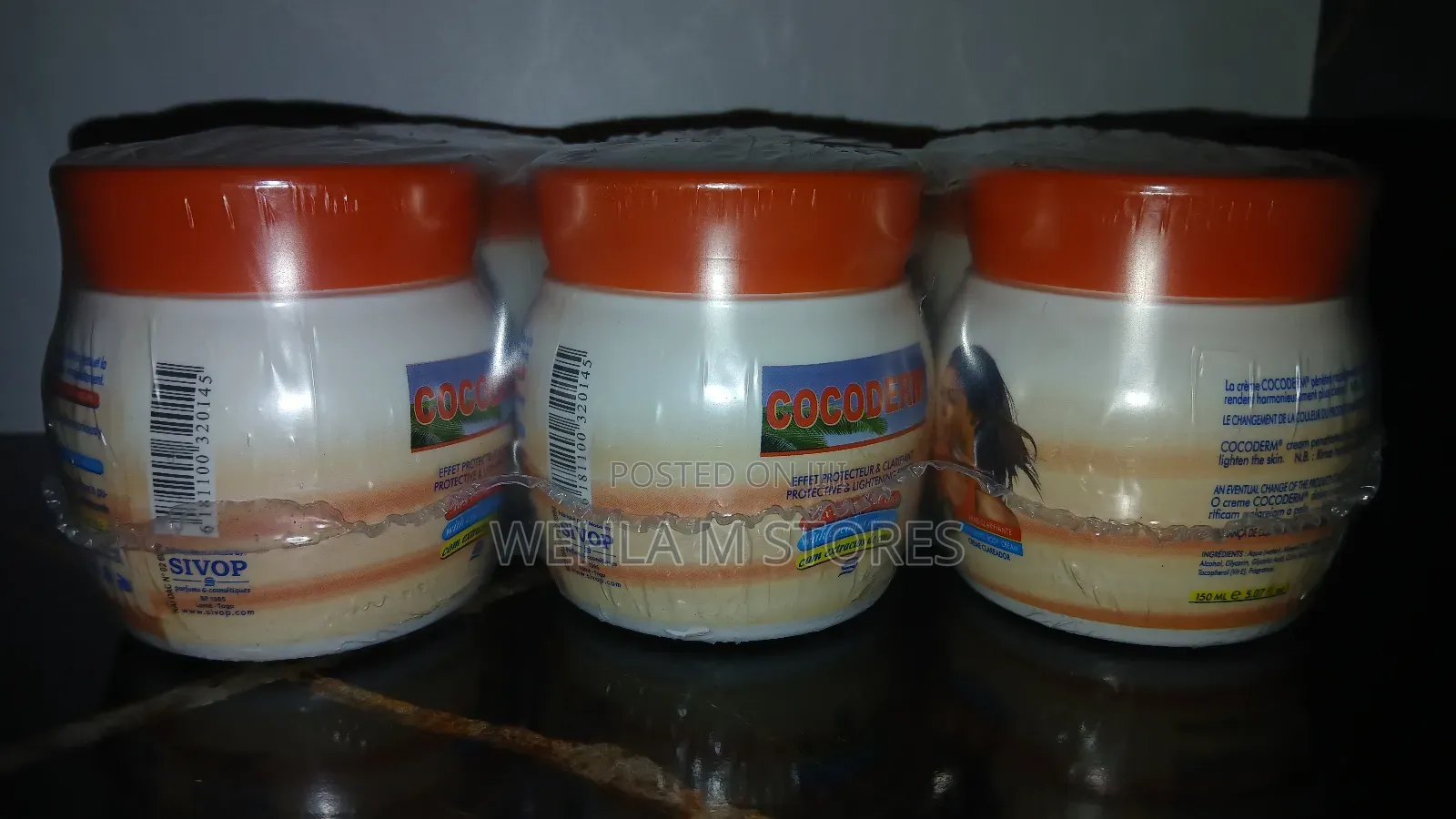 Cocoderm Lightening Body Cream - 150ml (Pack of 6)