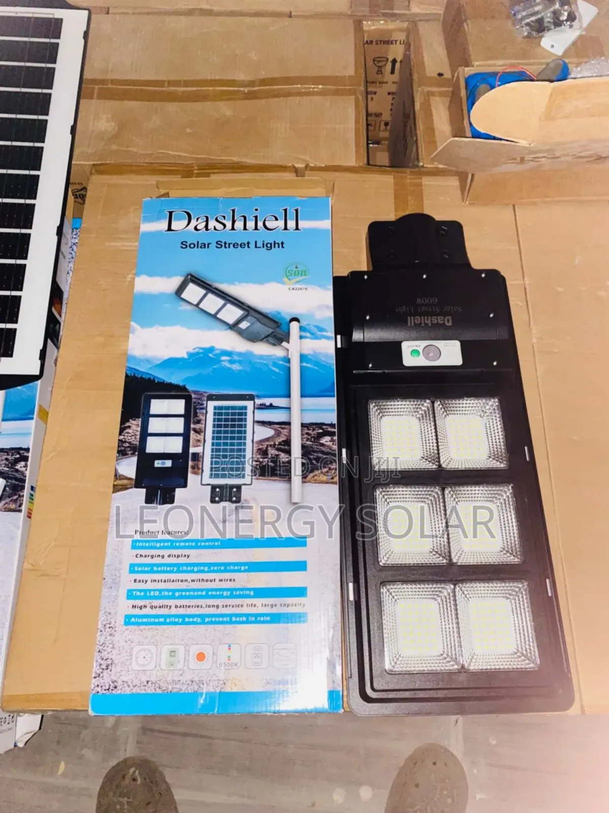 Dashiell 6eyes Solar Street Light 500w