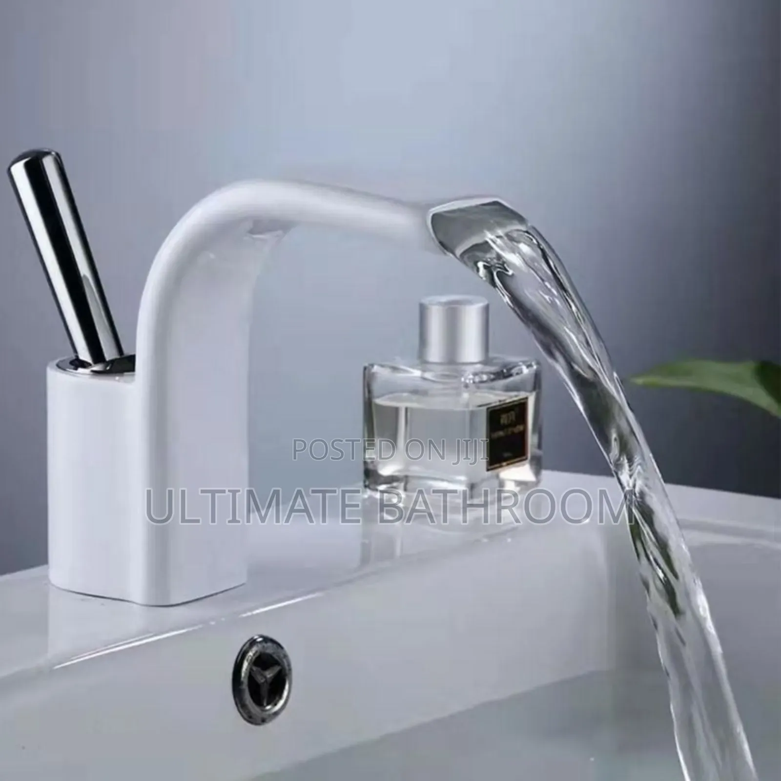 High Quality White And Chrome Wash Hand Basin Mixer Tap