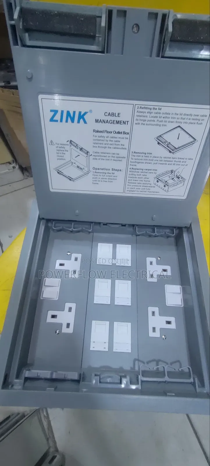 Galvanise Floor Box