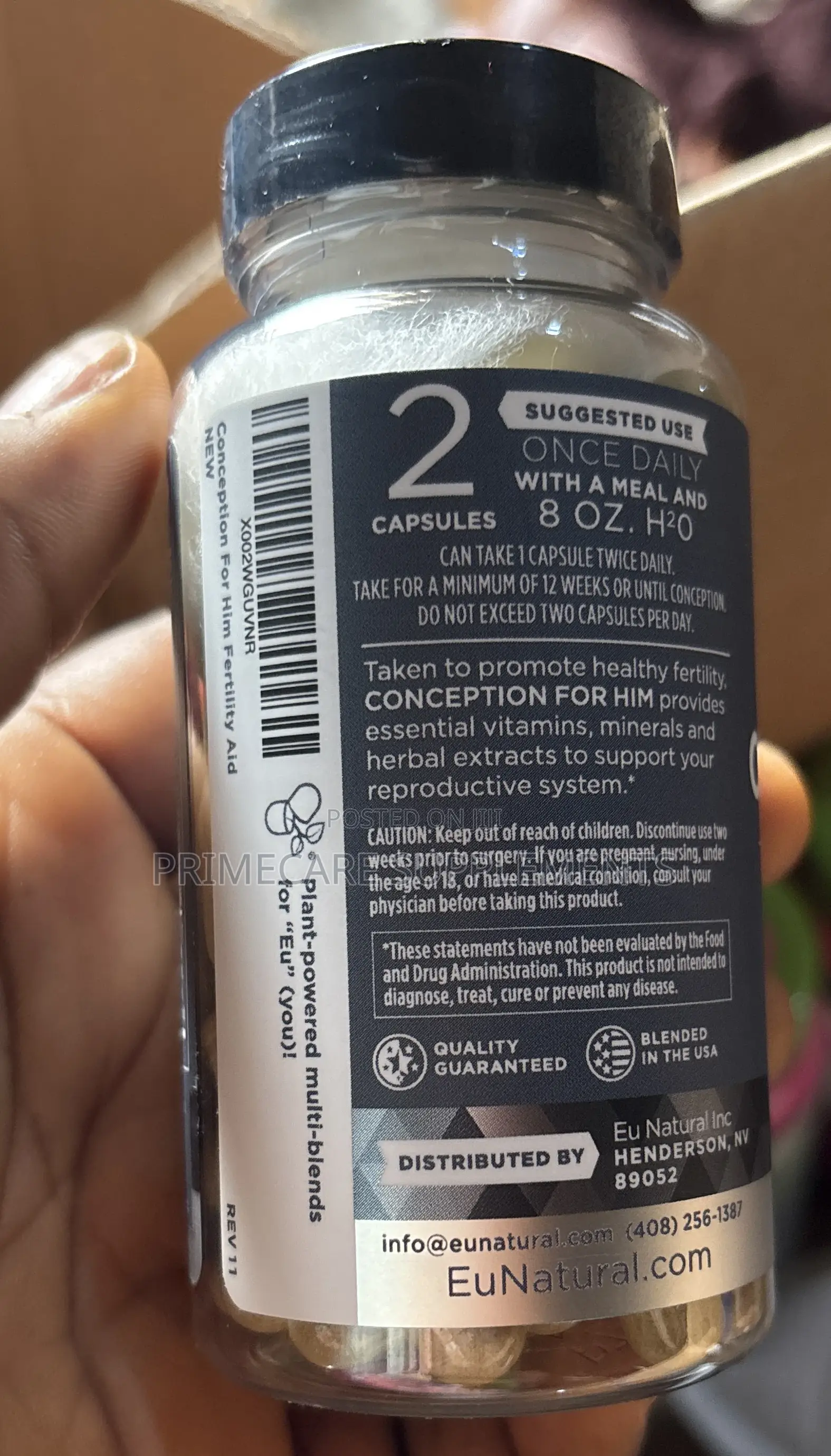 Eu Natural Conception for Him