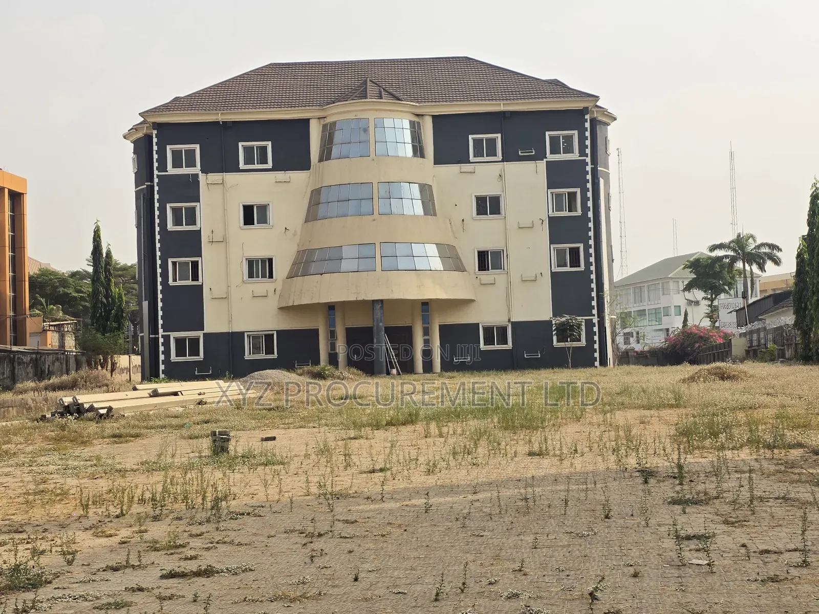 Massive Building With Ample Parking in Jabi by Tarred Road