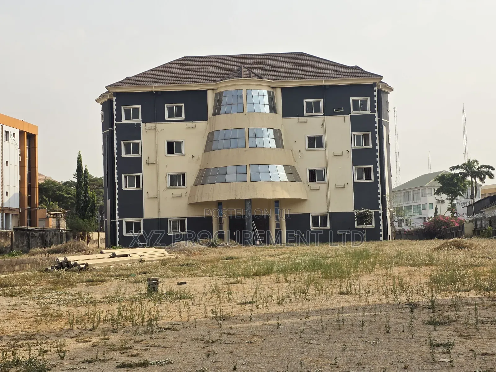 Massive Building With Ample Parking in Jabi by Tarred Road