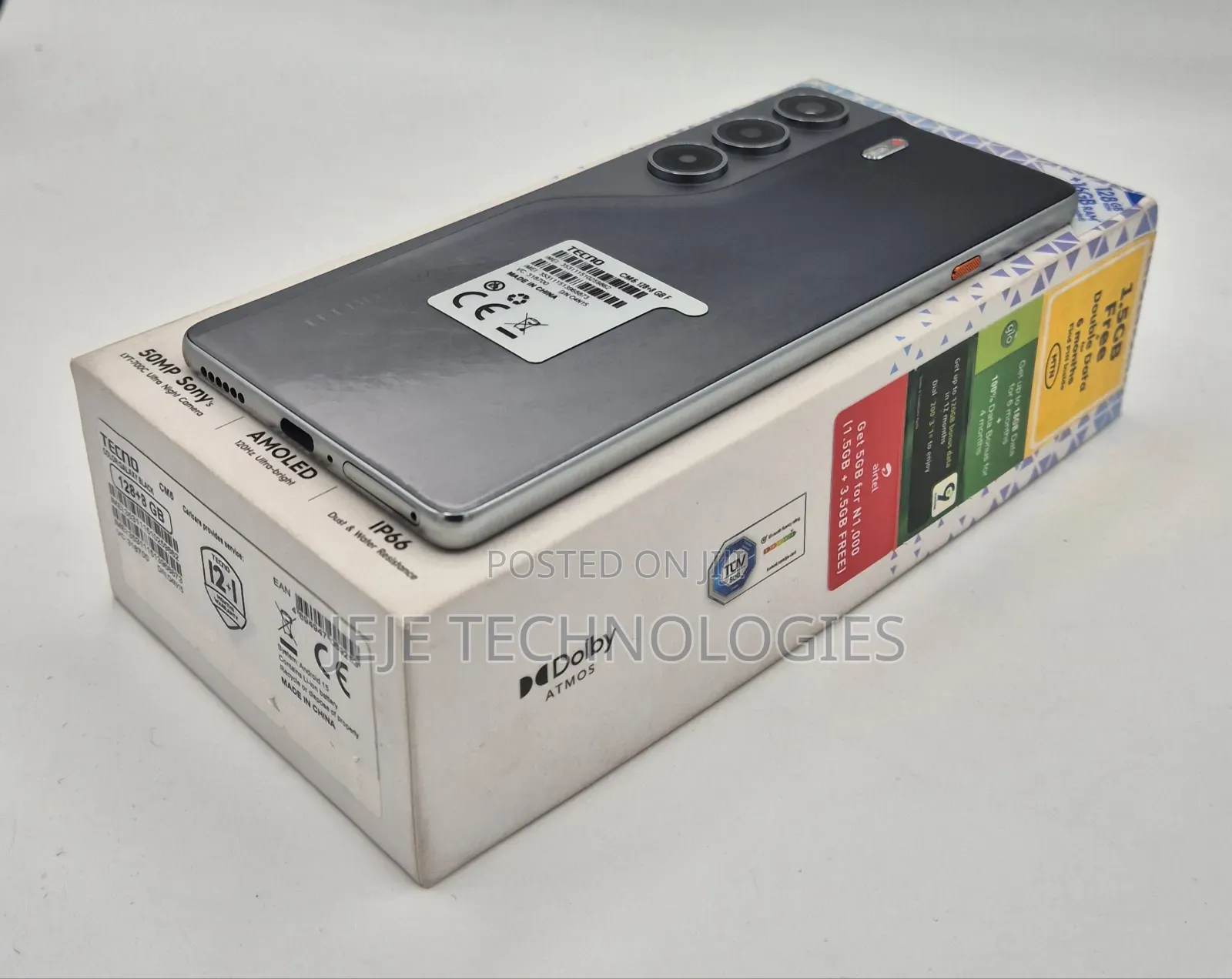 Tecno Camon 40 128 GB Black