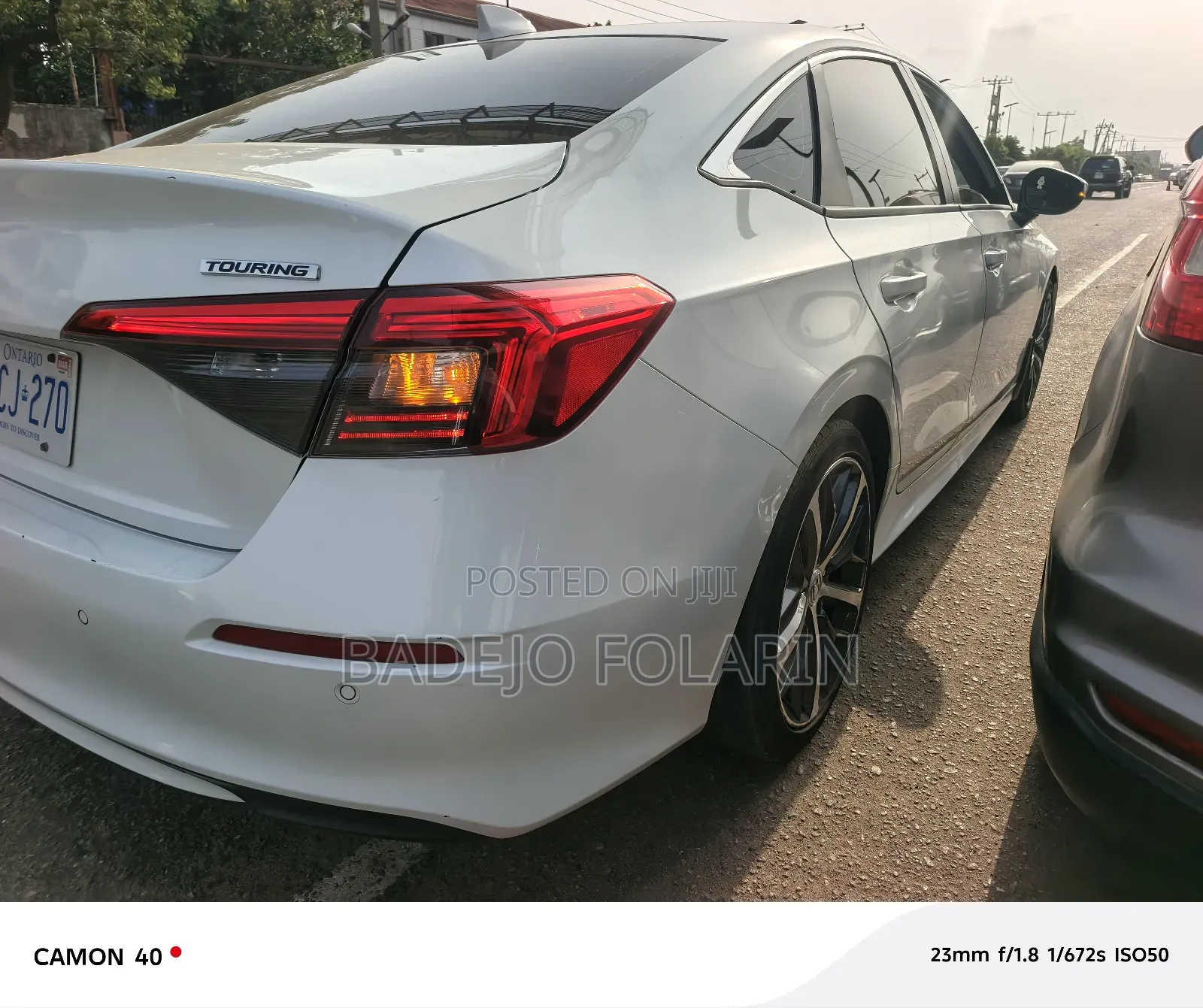 Honda Civic Touring 2022 White