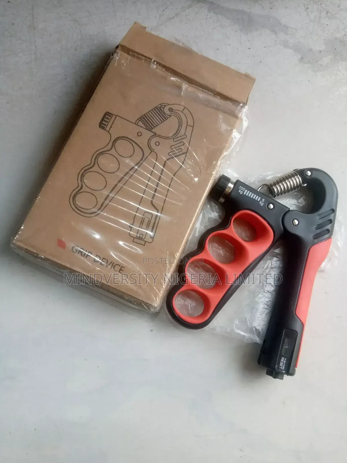 Adjustable Hand Grip Exerciser With Counter