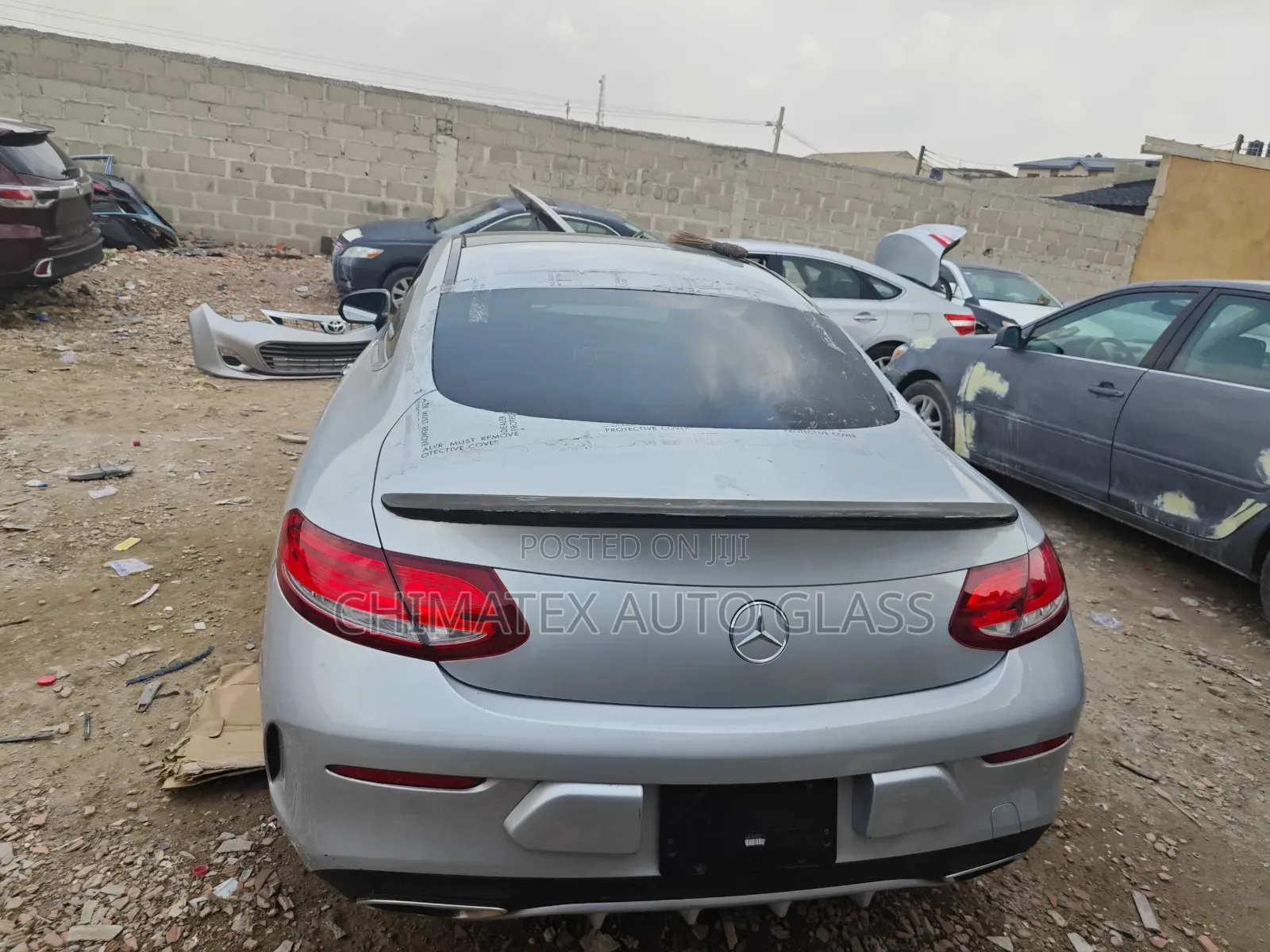 C300 2017 Coupe Back Glass Available