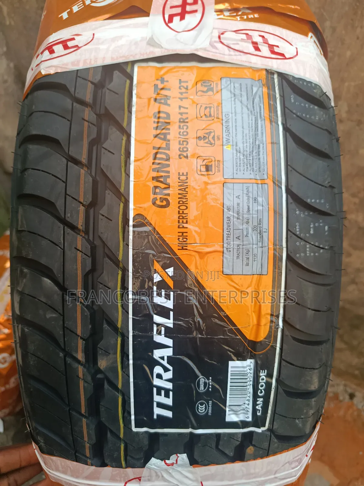 265/65r17 Teraflex Tyre