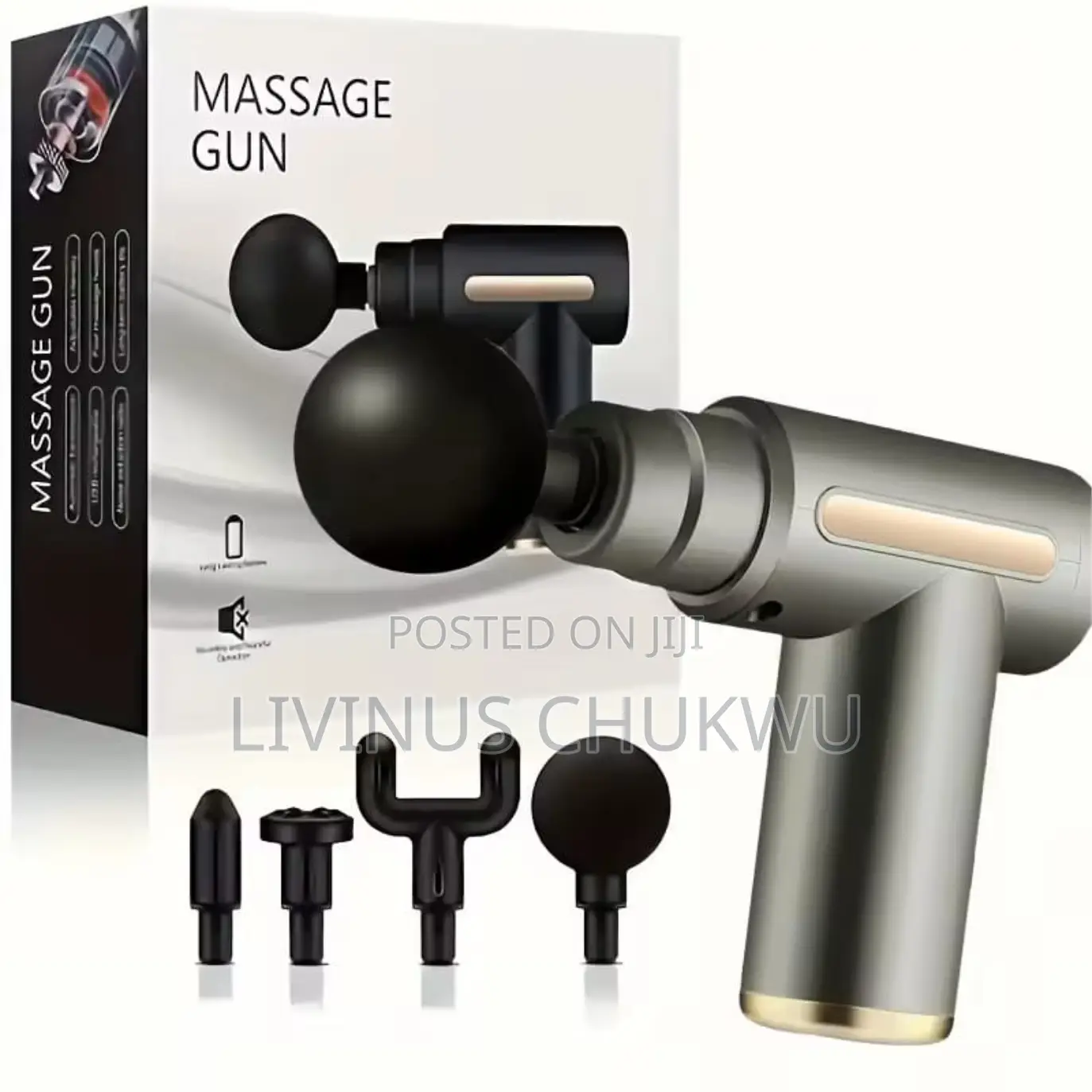Rugged Built Fitness Massage Gun Deep Tissue Therapy Body Massager