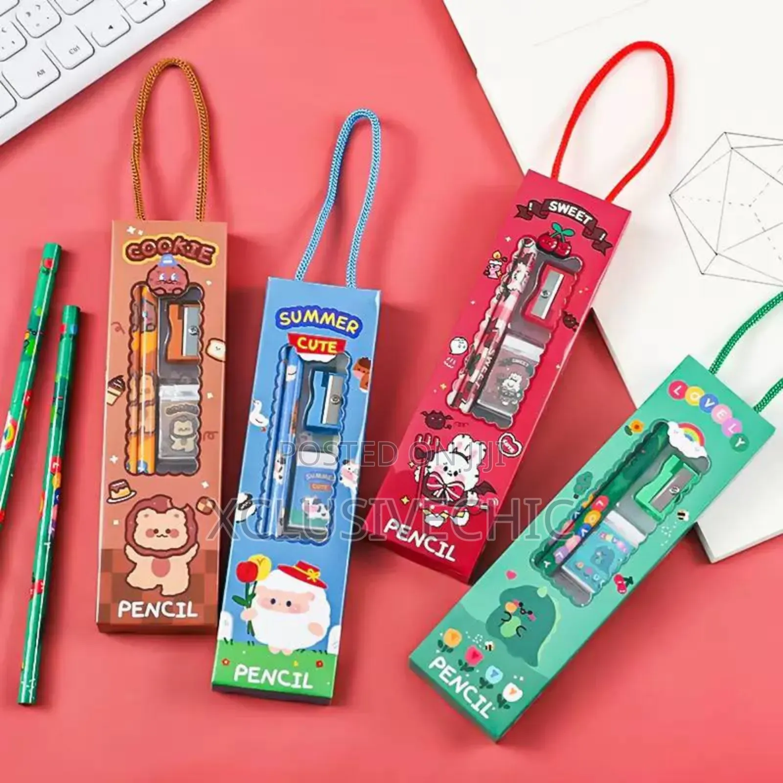 Back-to-School Gift Children's Cute Pencil Stationery Set - Dozen