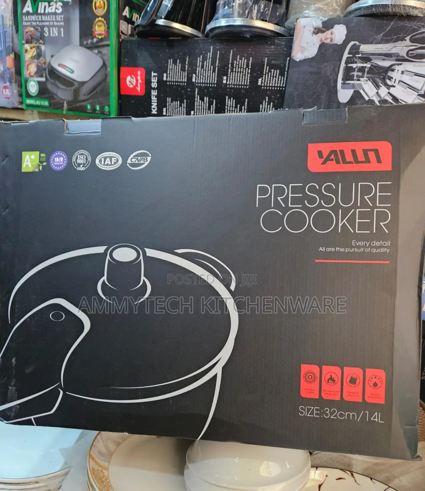 Pure Stainless Steel Pressure Cooker